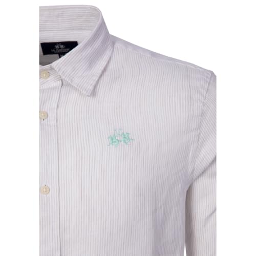 La Martina MCC013 TL340 camicia uomo lino