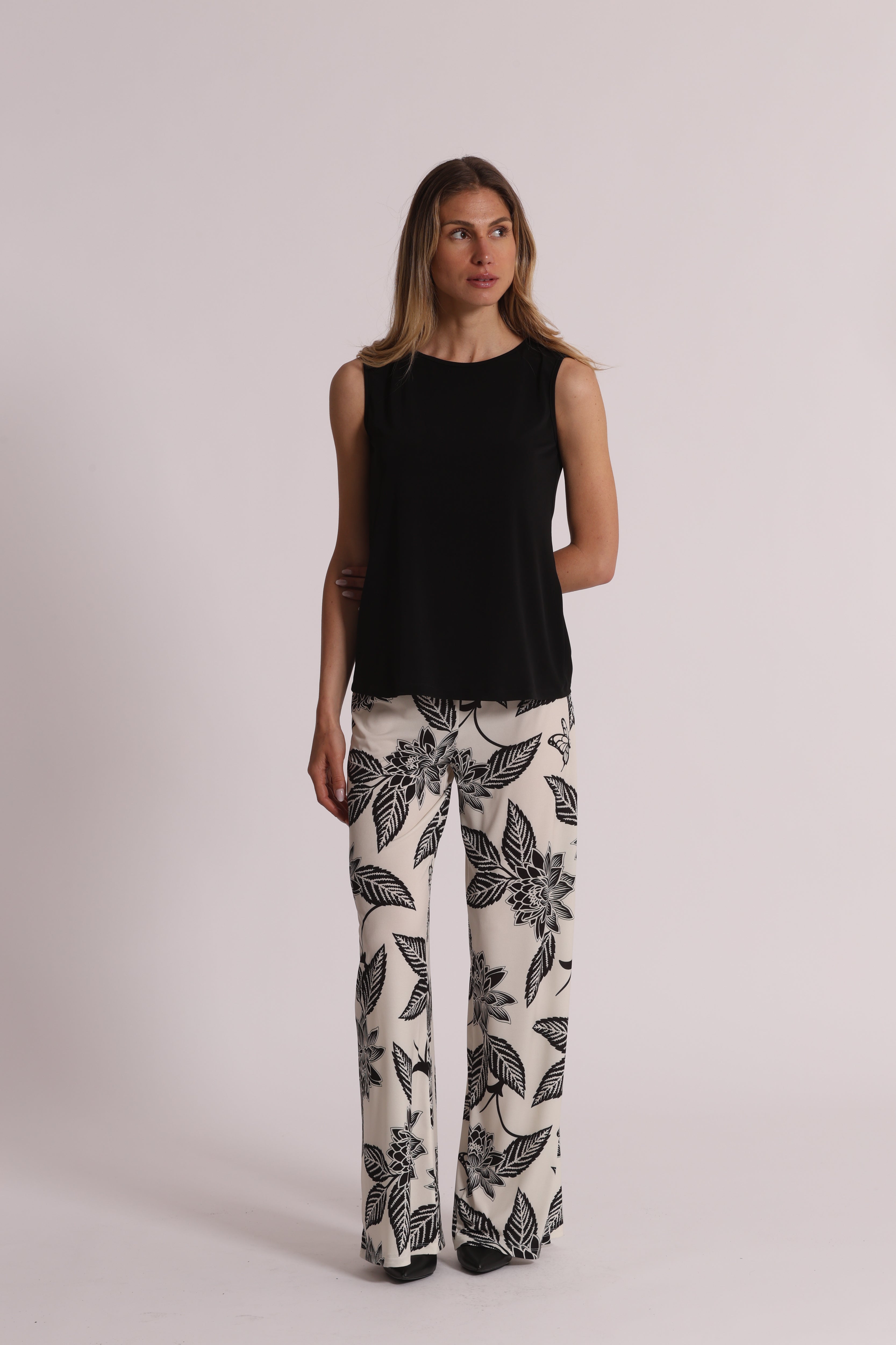Mimi Mua Top ITY Blusa Nero Taglia S