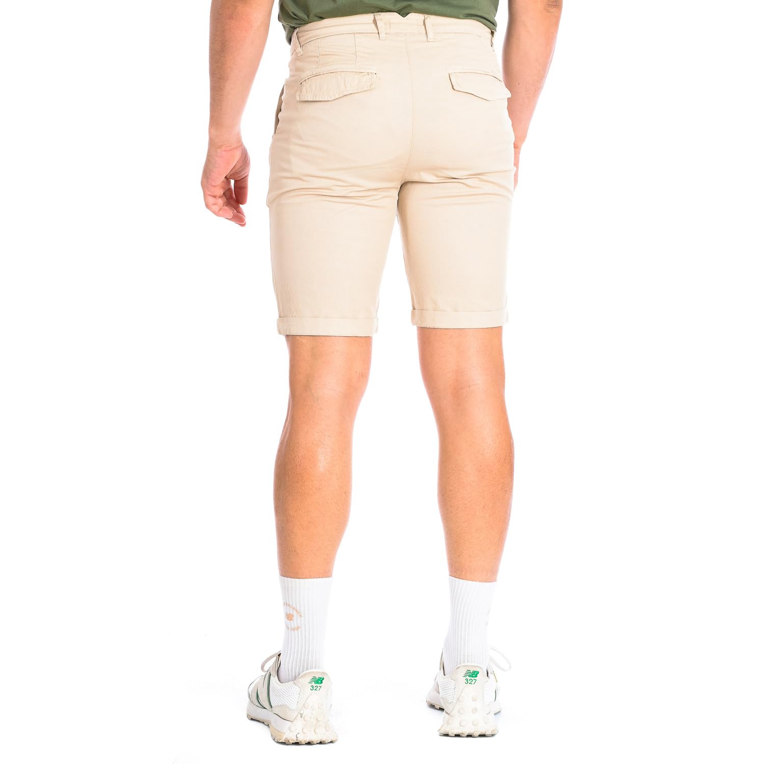La Martina TMB004-TL121 bermuda uomo 46 beige lino