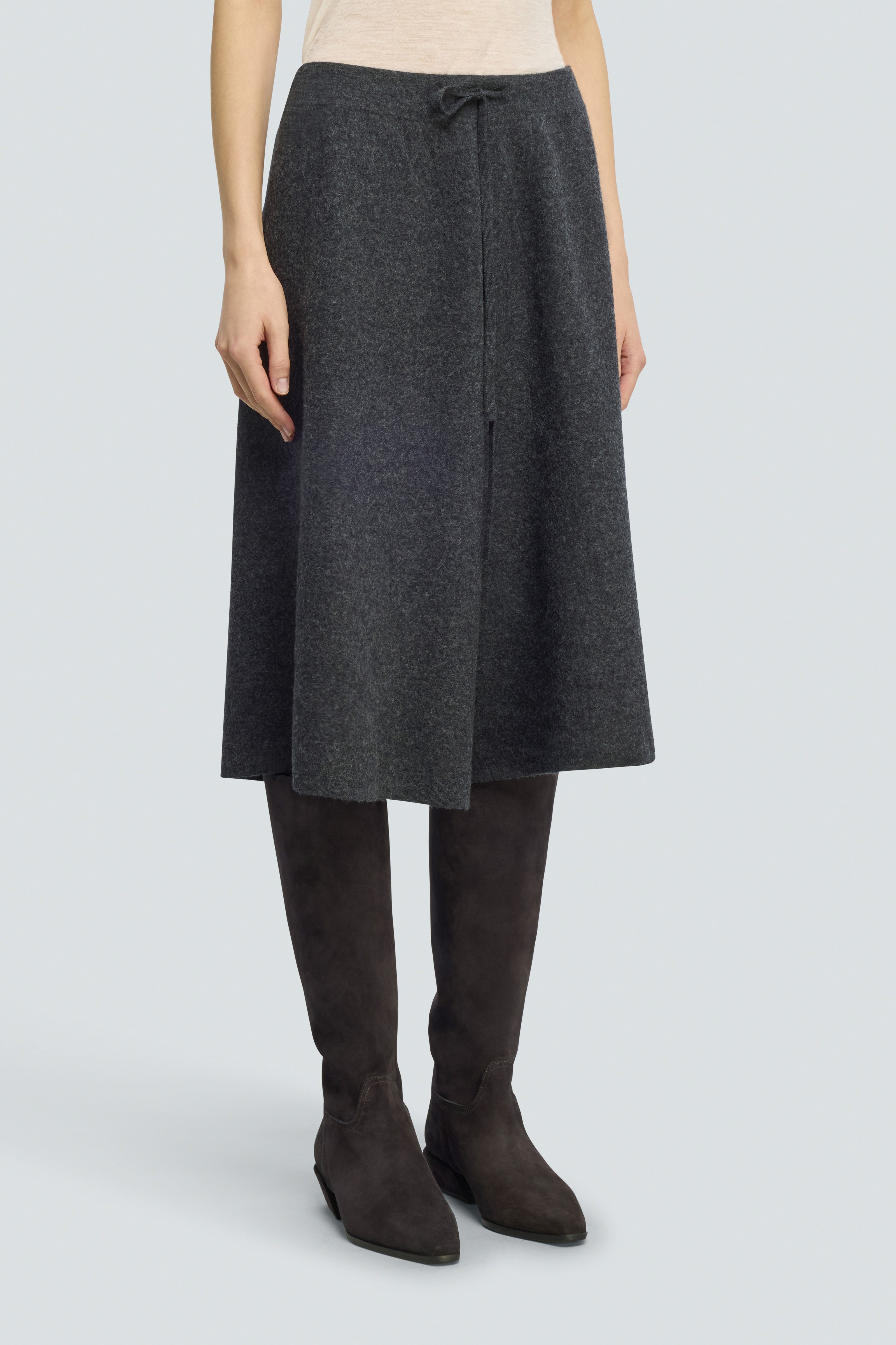 Semicouture Elizabeth Bermuda Lana Grigio