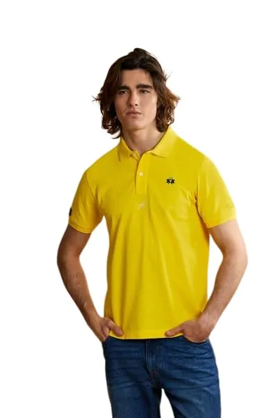 La Martina MCP021 PK202 polo uomo cotone classica