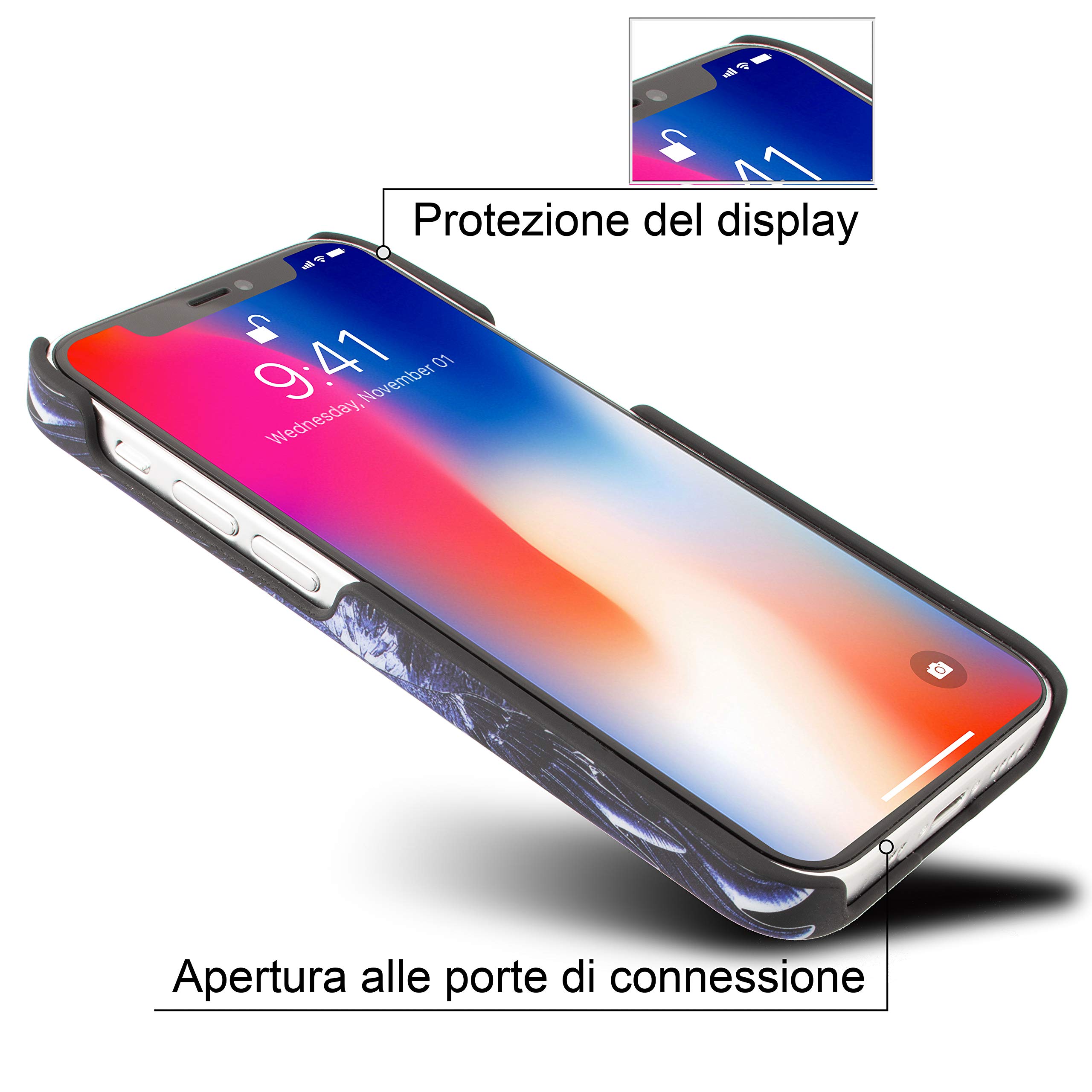 Marcelo Burlon County of Milan iPhone 12 mini cover rigida antiurto