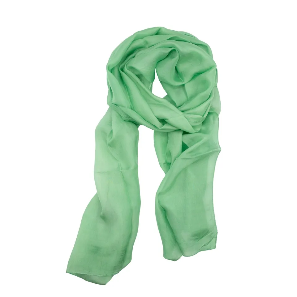 On Earth Cooperative Collection Amalia stola seta verde 50x180