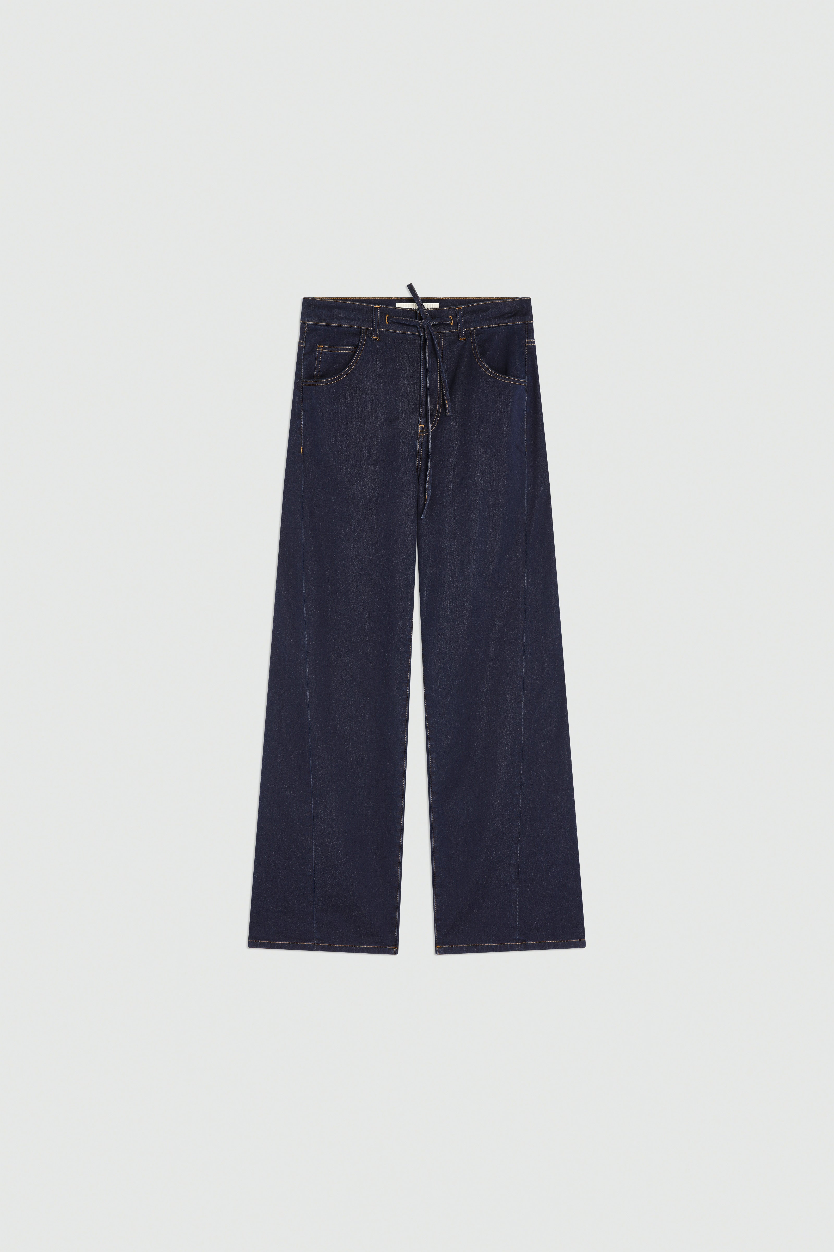 Semicouture Gema jeans wide dark stone wash