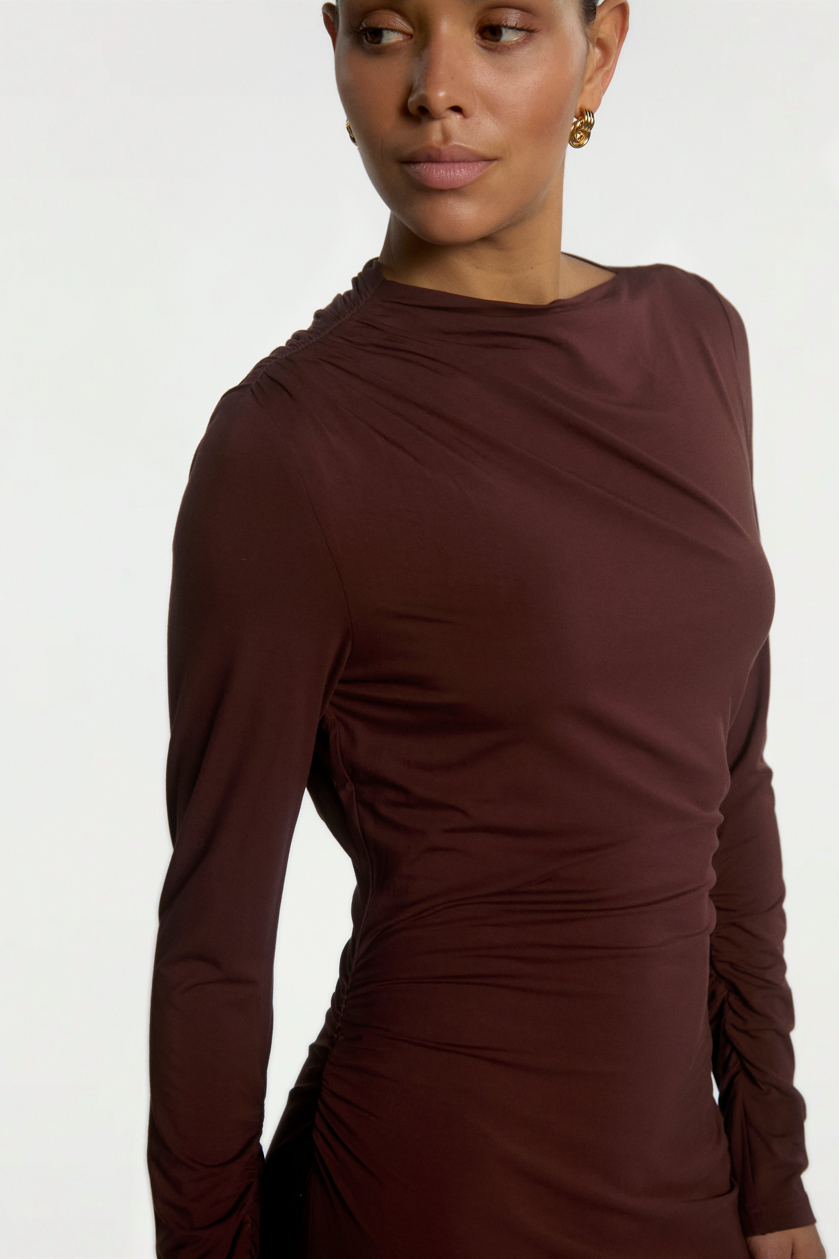 Aaiko Jace abito bordeaux midi slim fit
