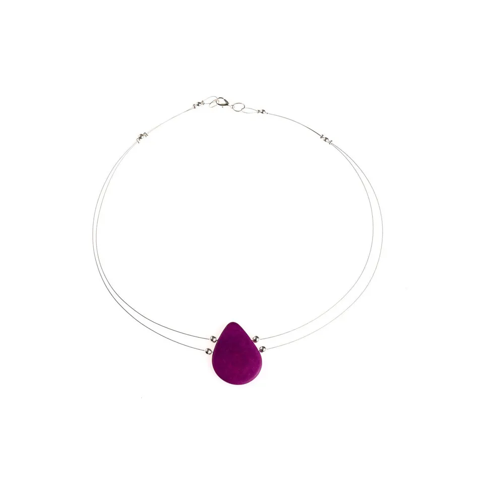 On Earth Cooperative Collection Nema collana viola 50 cm
