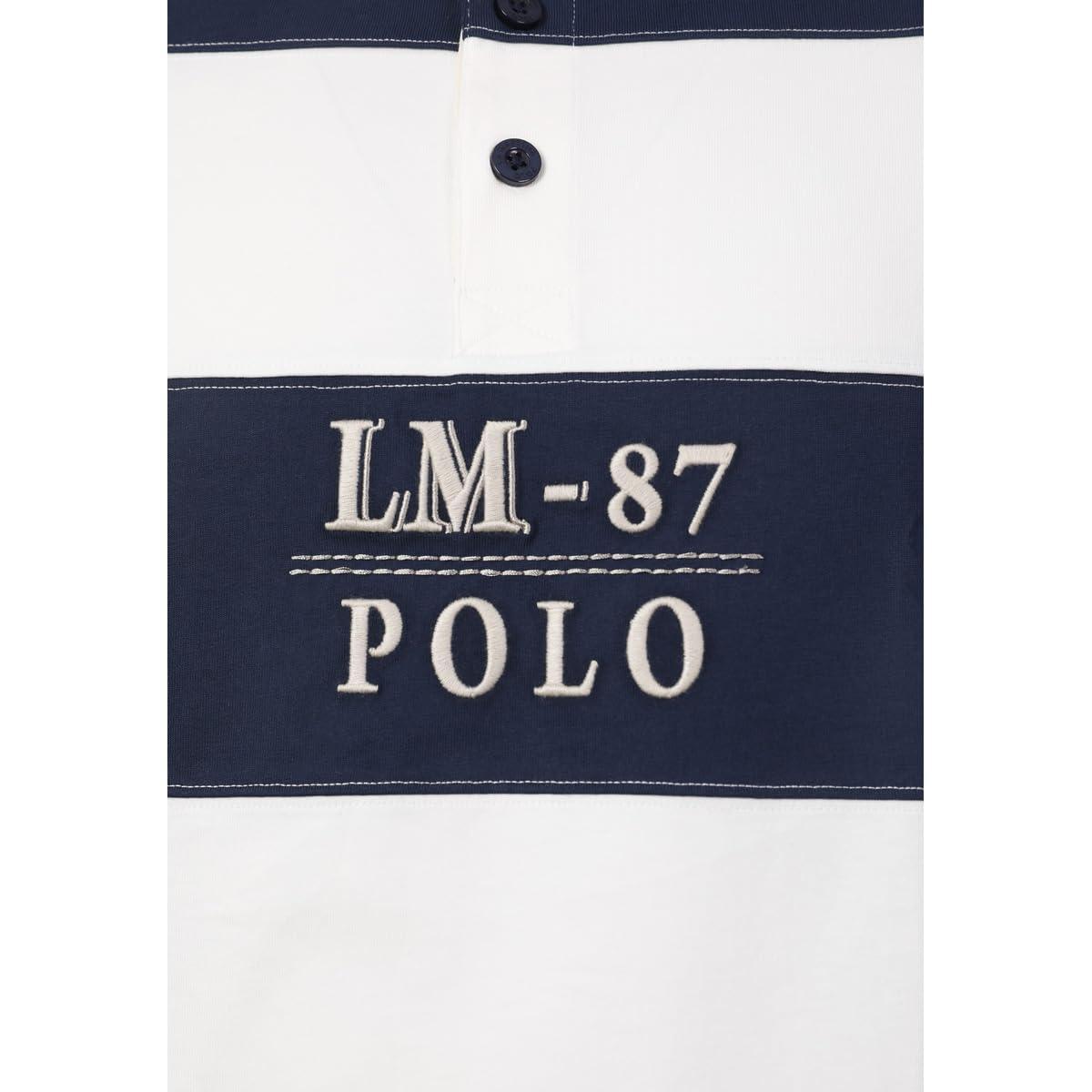 La Martina MCP015 polo uomo L a righe cotone
