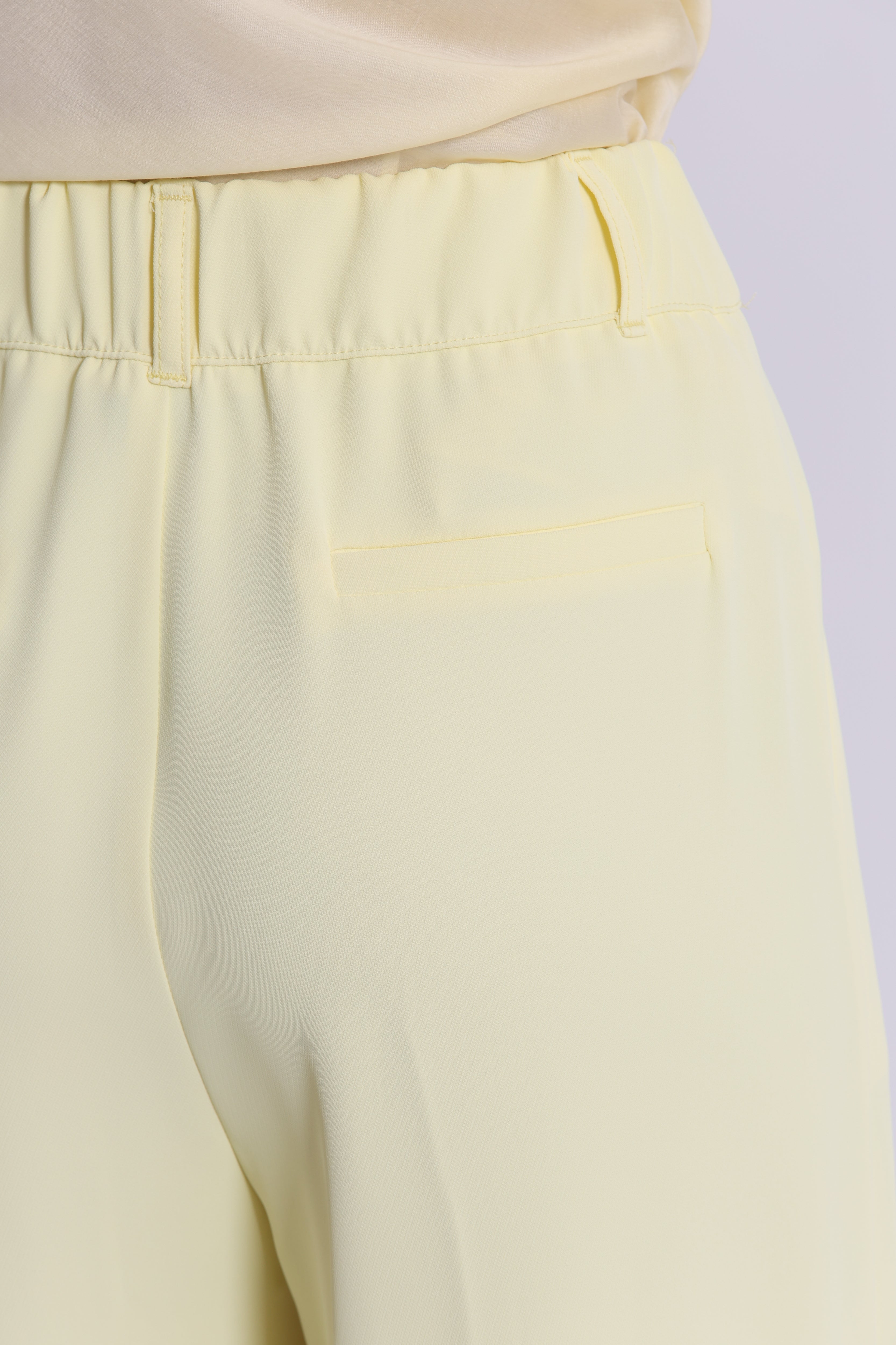 Mimi Mua Pantalone Palazzo Giallo Chiaro