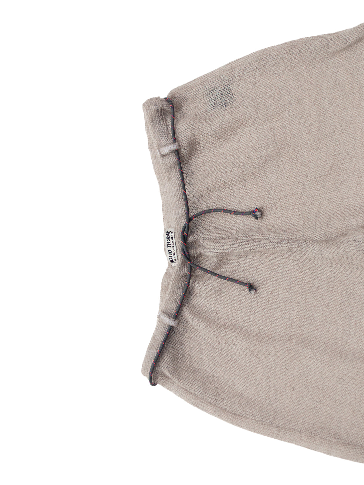 Giglio Tigrato Wudang pantaloni mohair grigi elastico