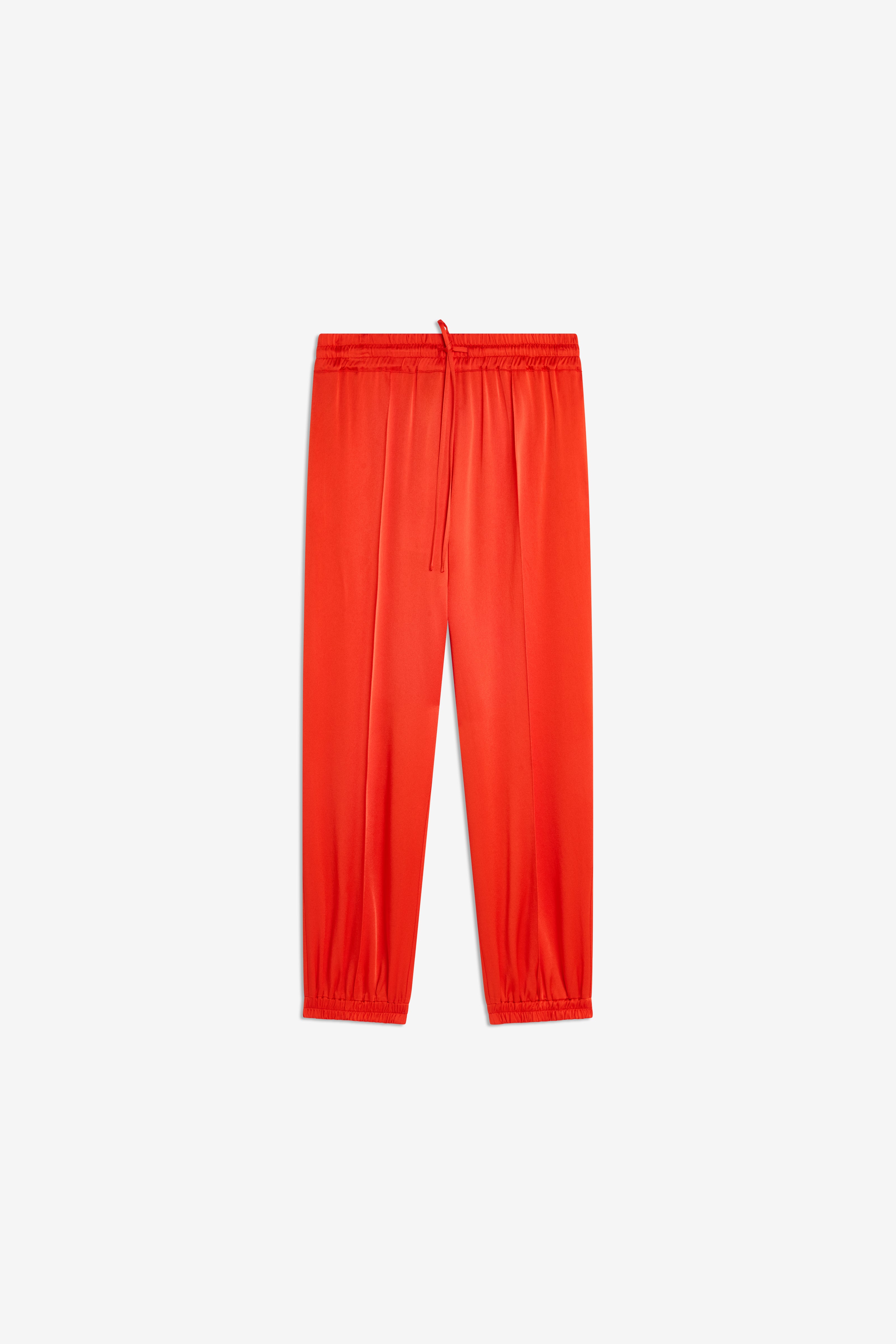 Semicouture Chris pantalone envers satin coulisse