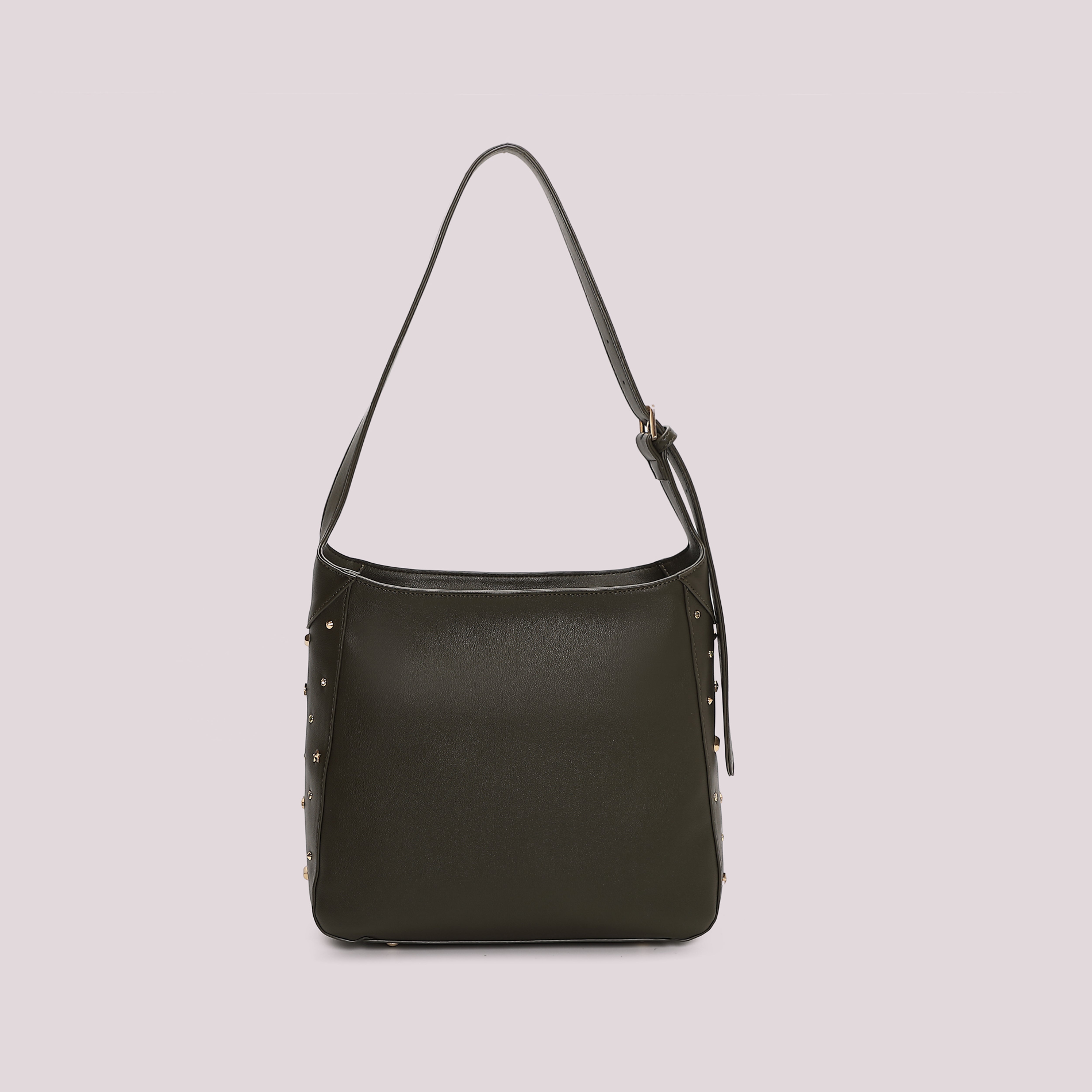 Mimi Mua Borsa a Spalla Applicazioni Nera 30cm