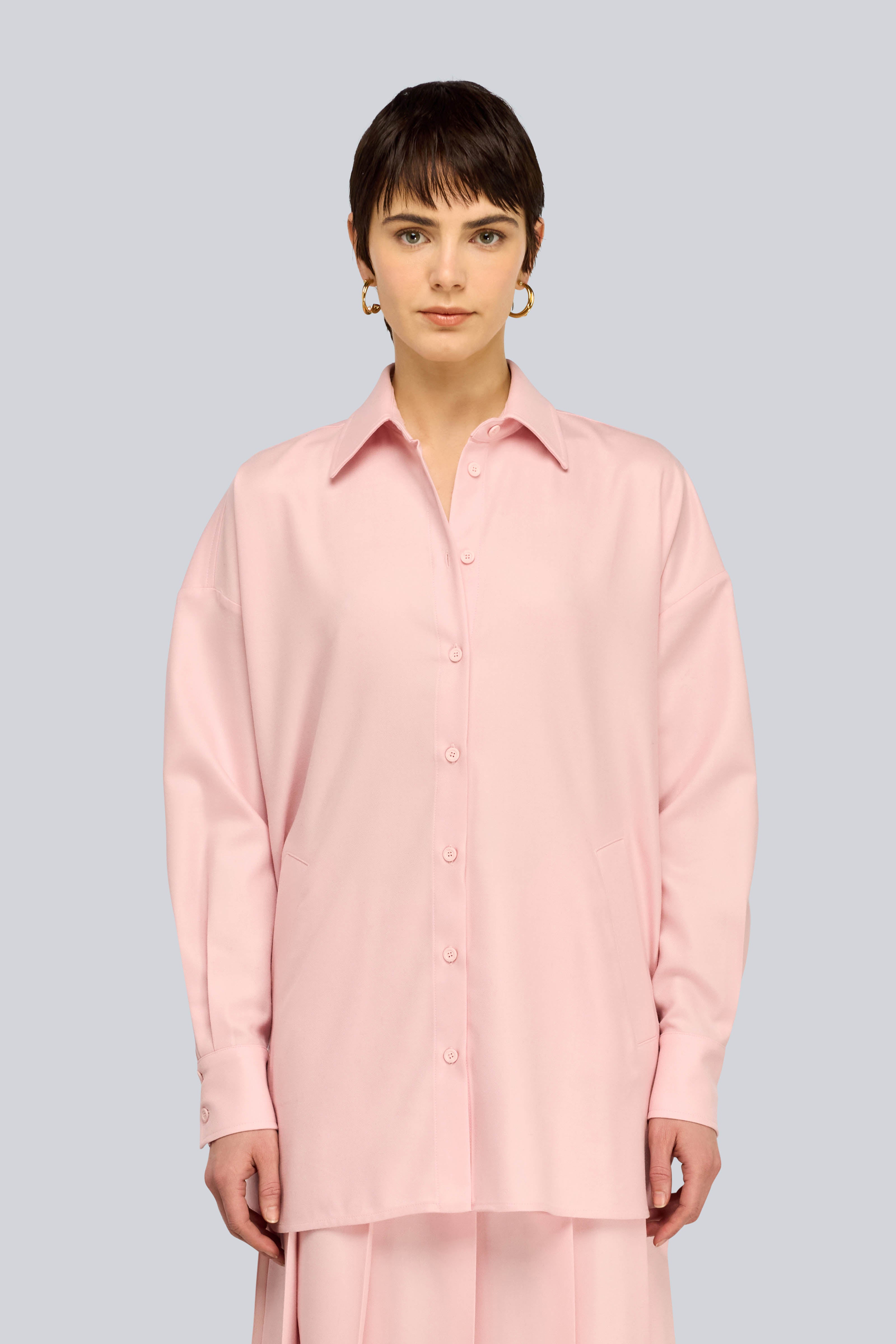 Semicouture Tilly Camicia Flanella Quarzo Over
