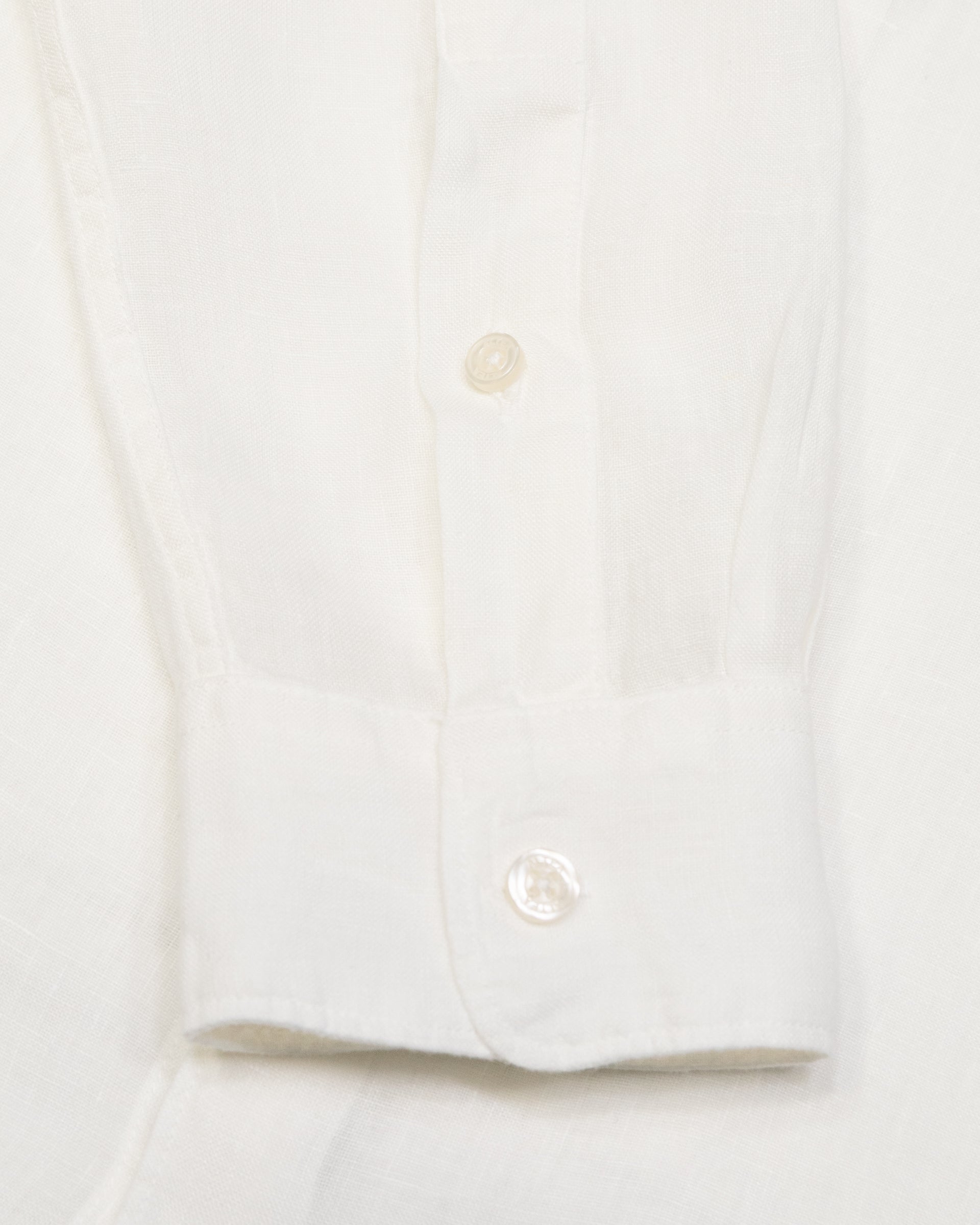 Altea Bond camicia in lino panna scuro regular