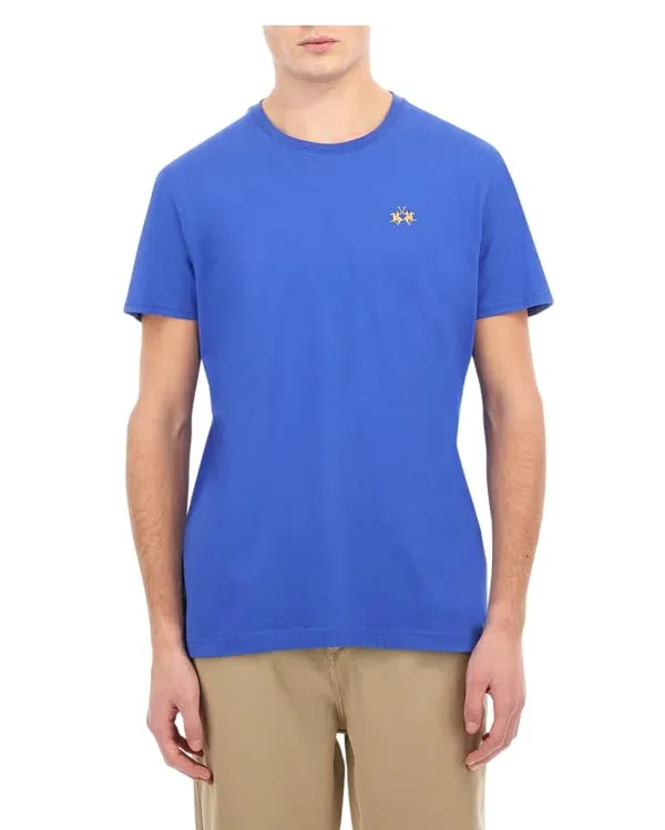 La Martina Serge T-shirt regular fit blu dazzling S