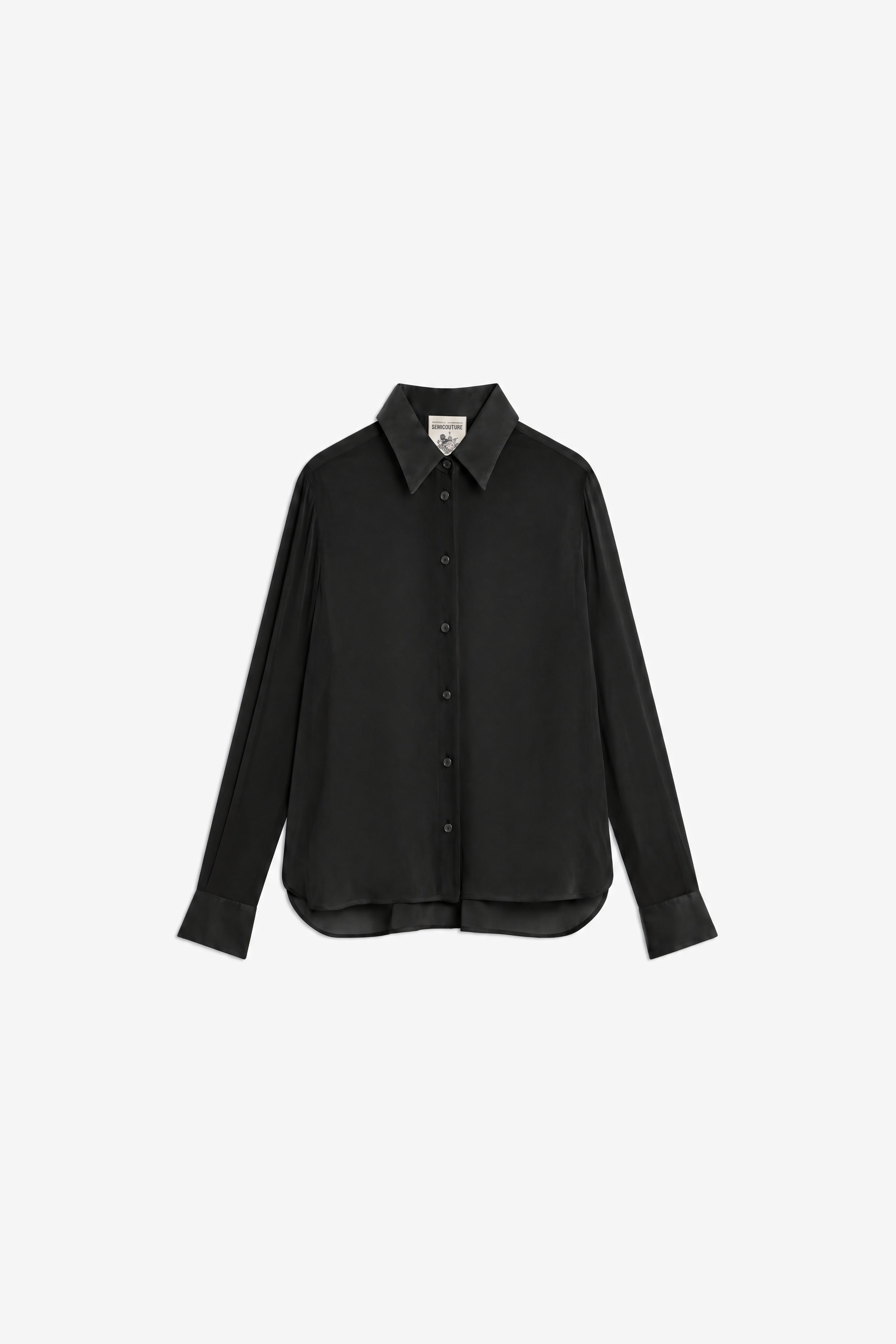 Semicouture Floelle Camicia Georgette Burro