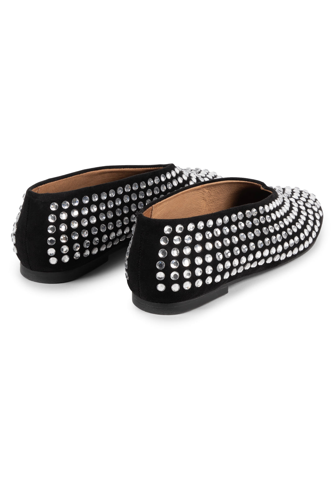 Aaiko Bella Lea ballerine pelle nere glitter