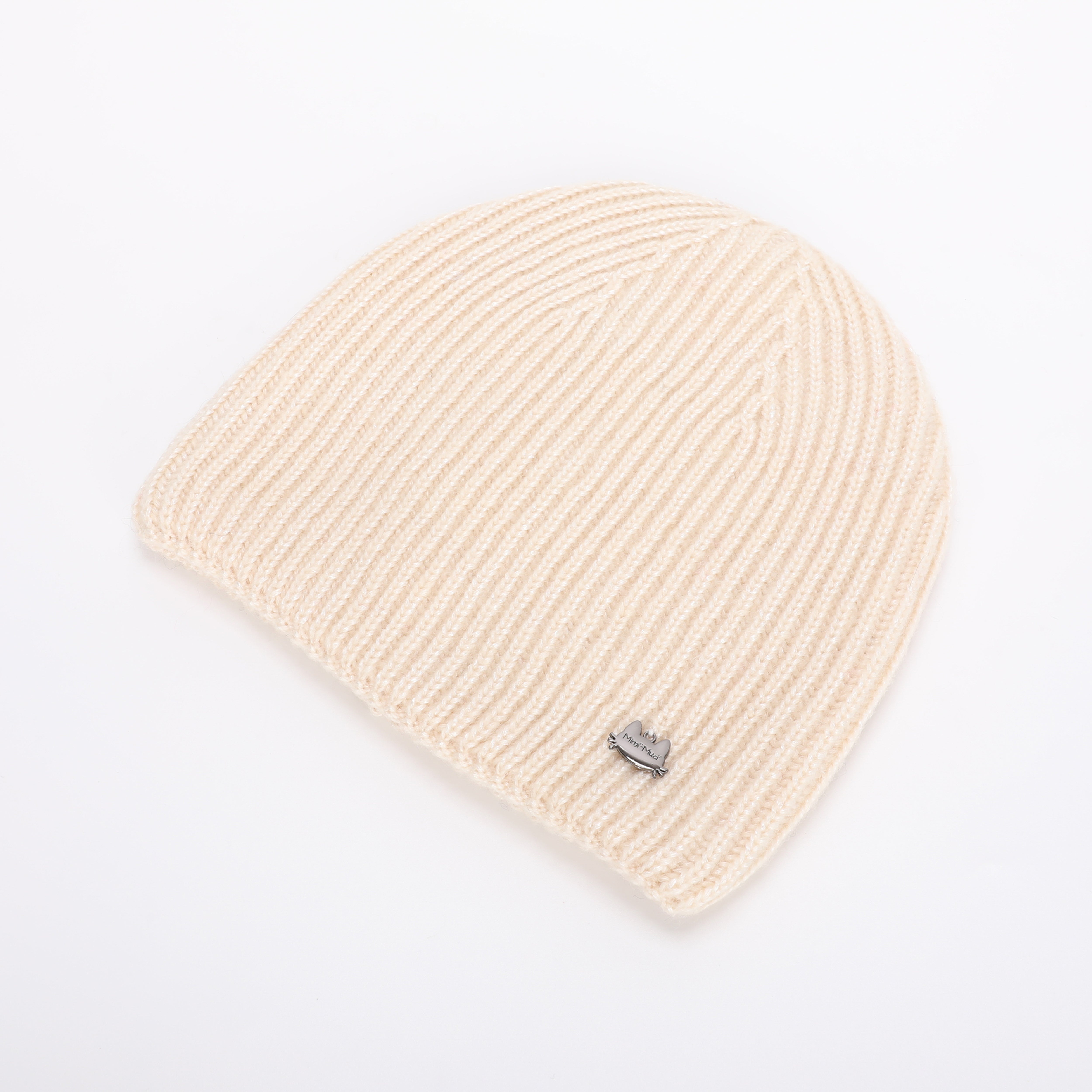 Mimi Mua Berretto Tinta Unita cappello nero lurex