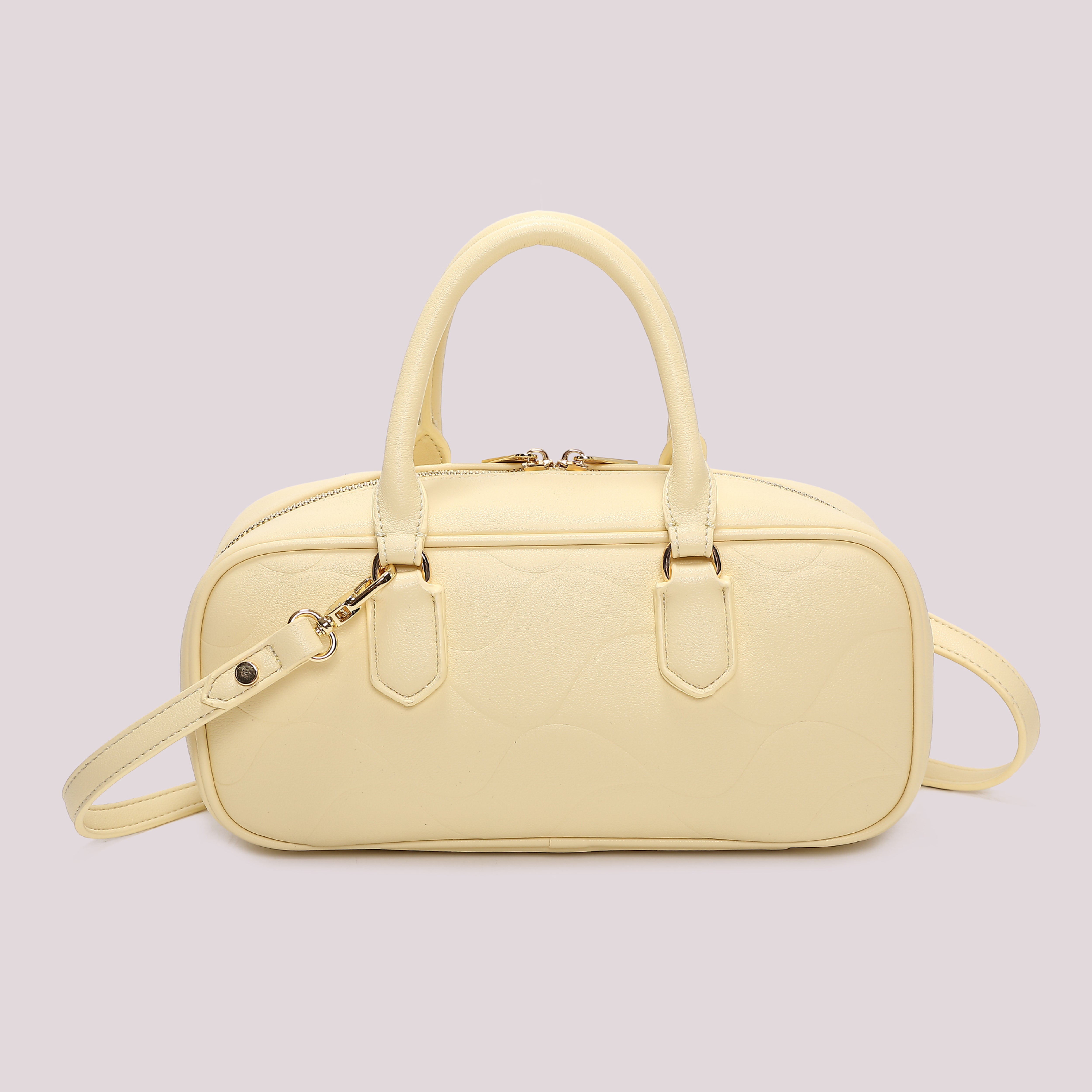 Mimi Mua Borsa Baguette Onda Bianco