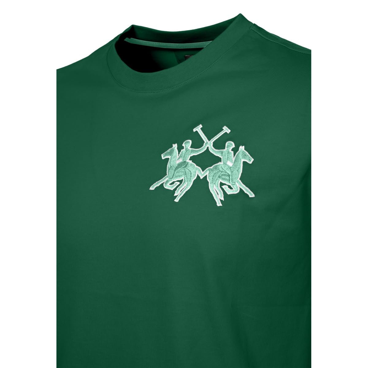 La Martina MCR008 t-shirt uomo cotone logo petto