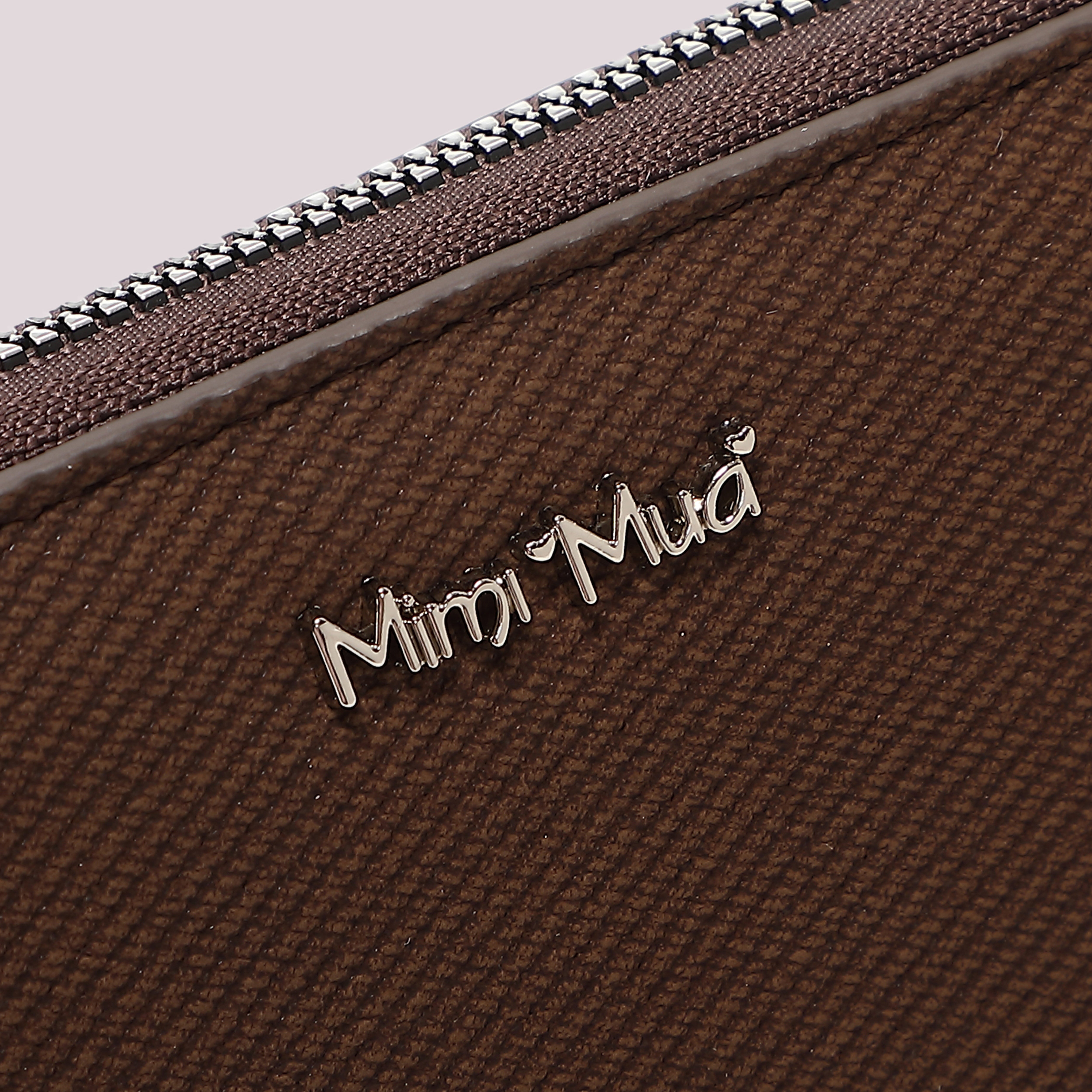 Mimi Mua Portafoglio Grande Nero 19,5 cm