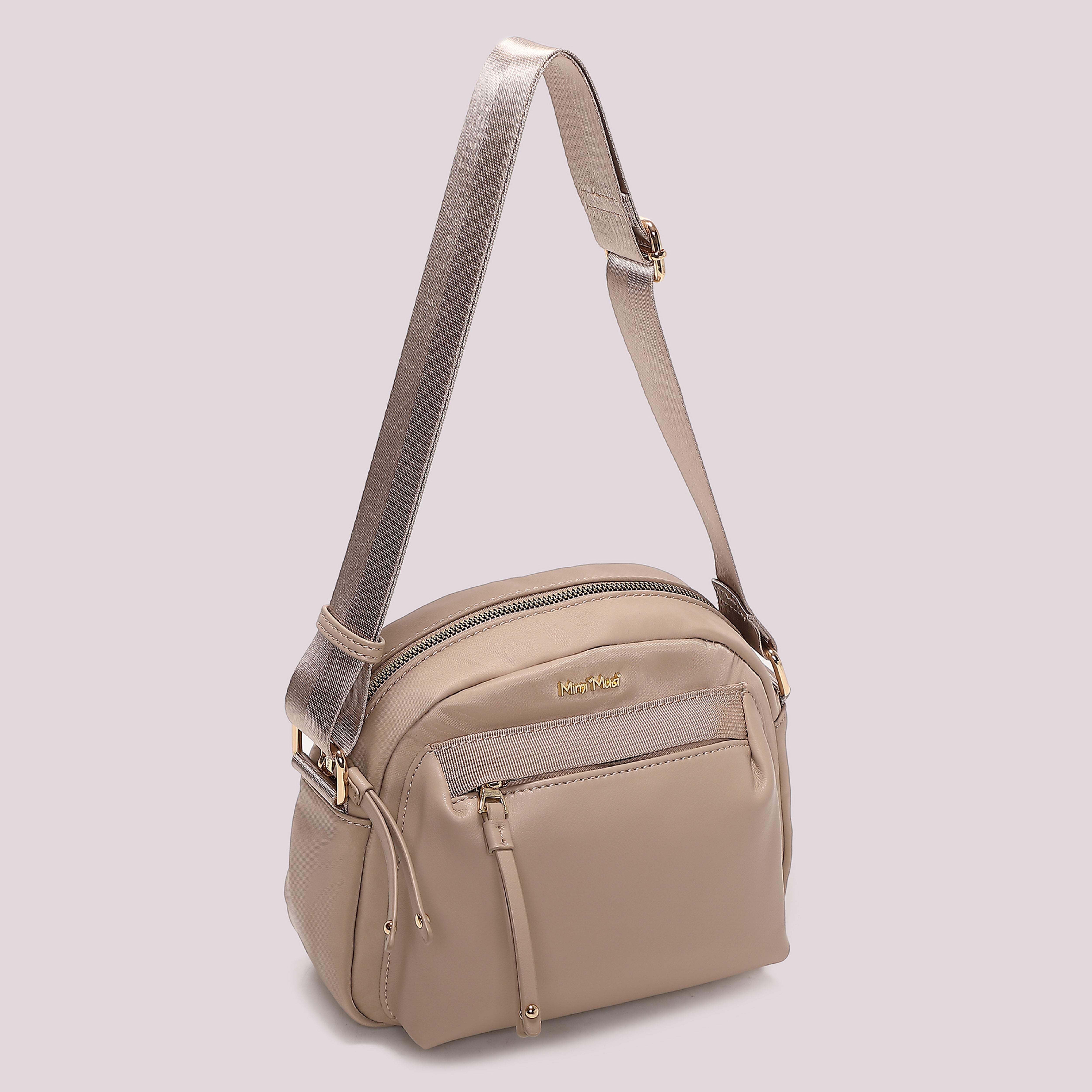 Mimi Mua borsa a tracolla in nylon nero