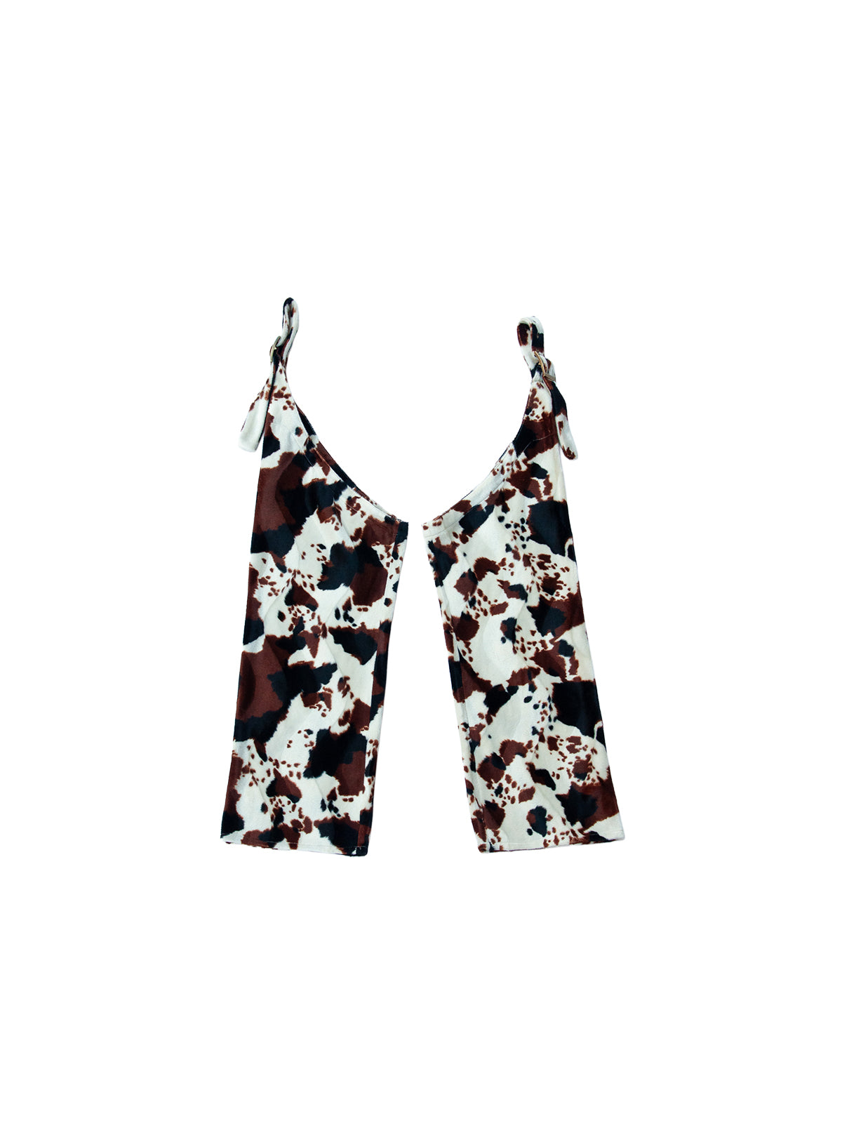 GiglioTigrato Dallas chaps mucca ecopelliccia one size