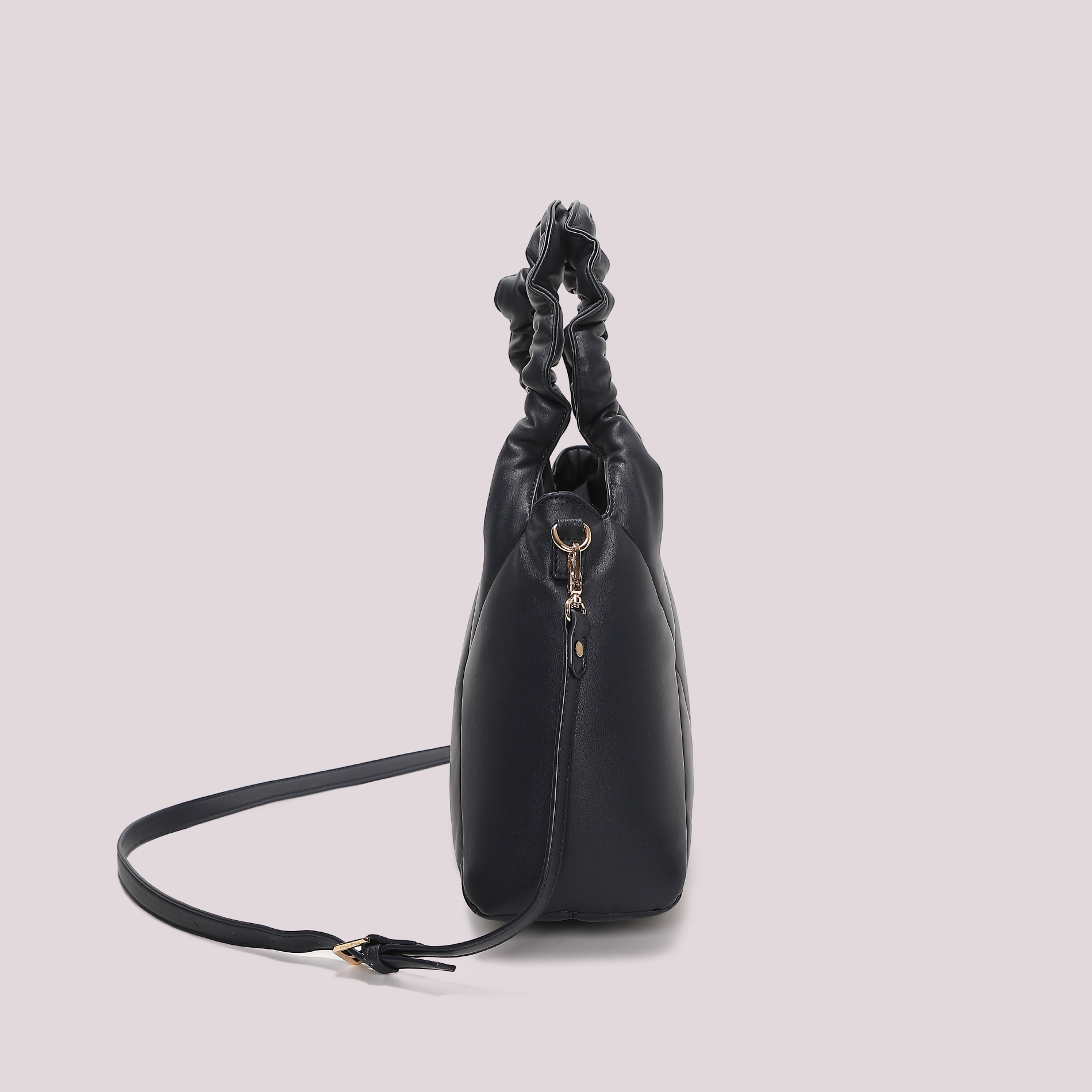 Mimi Mua Morbida Trapuntata Borsa Spalla Nero
