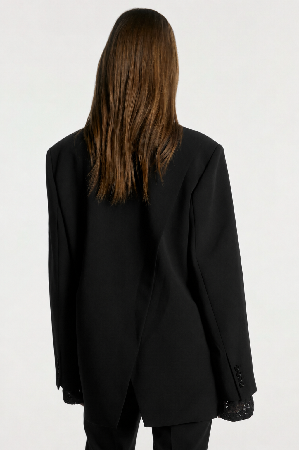 Aaiko Luray blazer nero doppiopetto