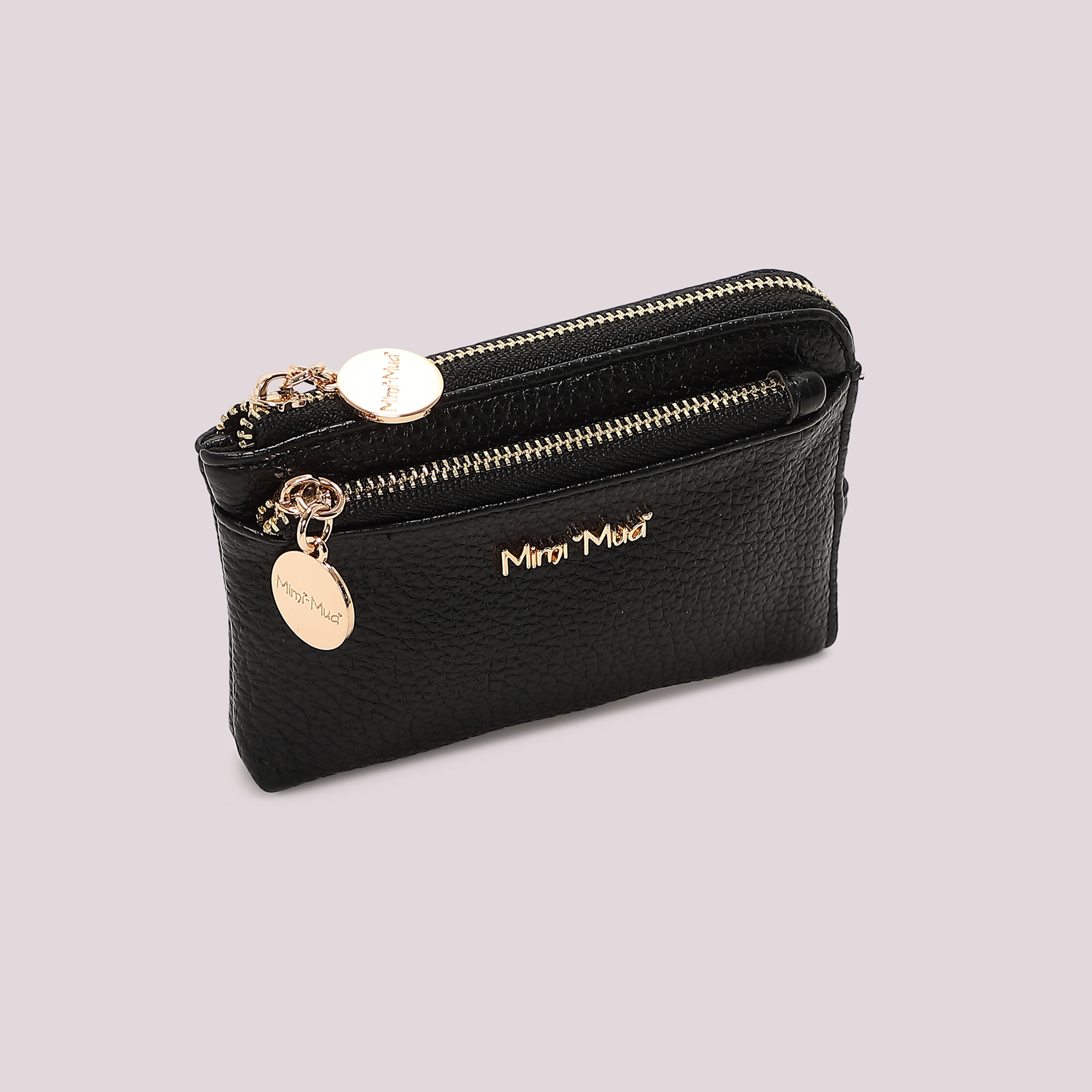 Mimi Mua Portafoglio Piccolo Basic Nero compatto