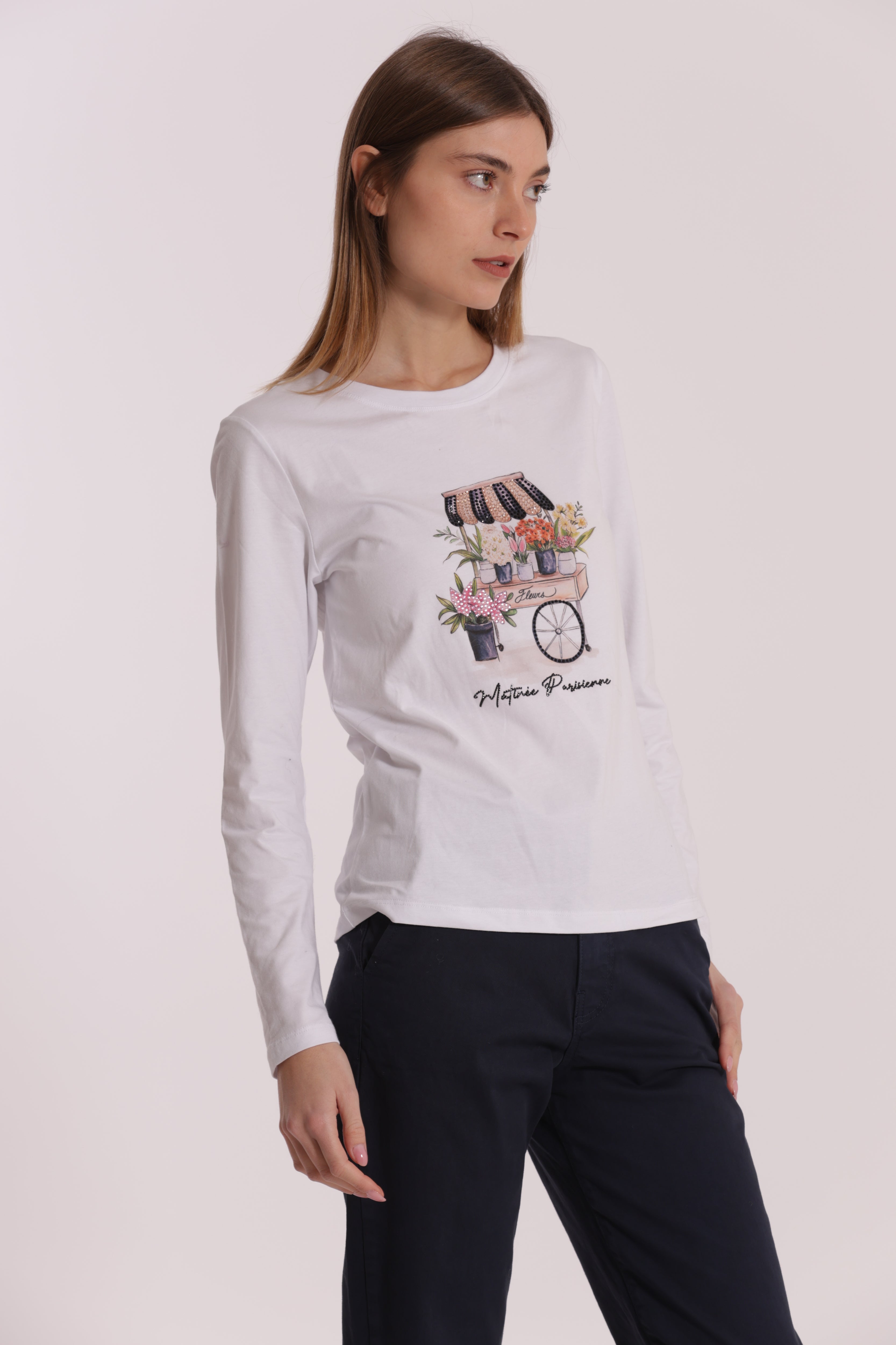 Mimi Mua T-Shirt Matinee Parisienne t-shirt cotone