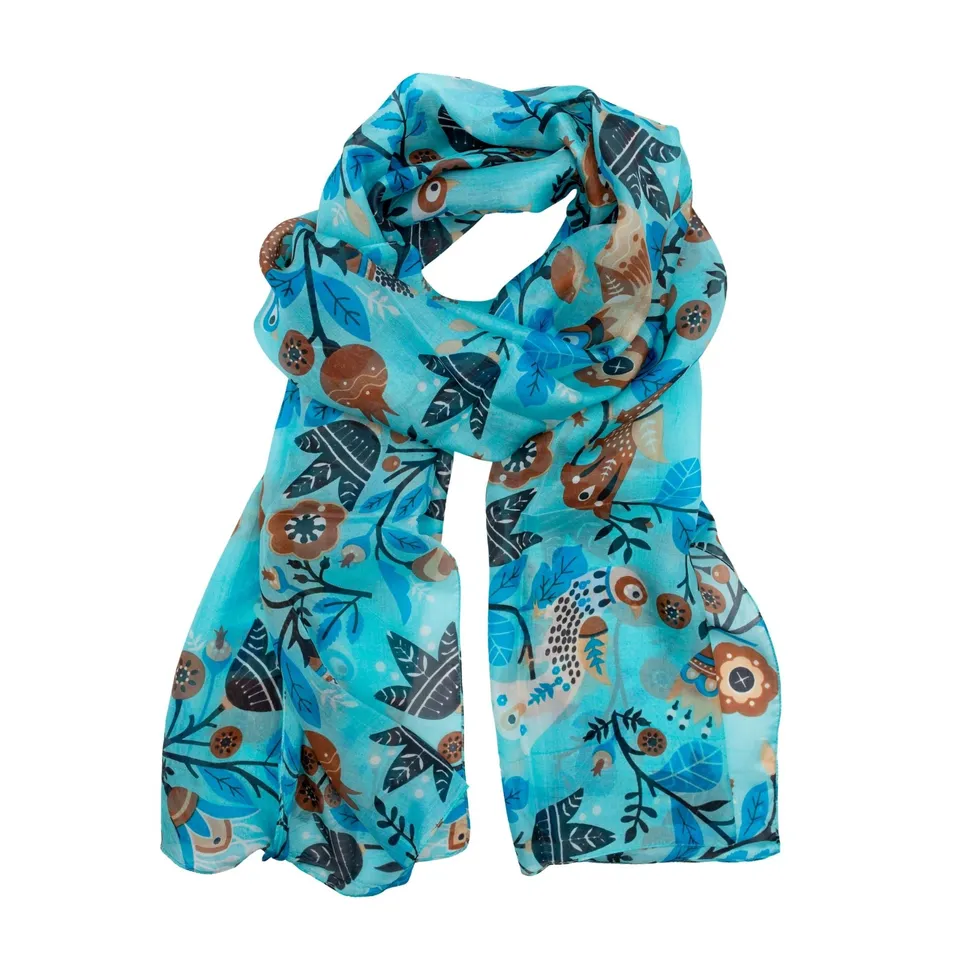 On Earth Gloria stola 50x180 cm multicolore seta