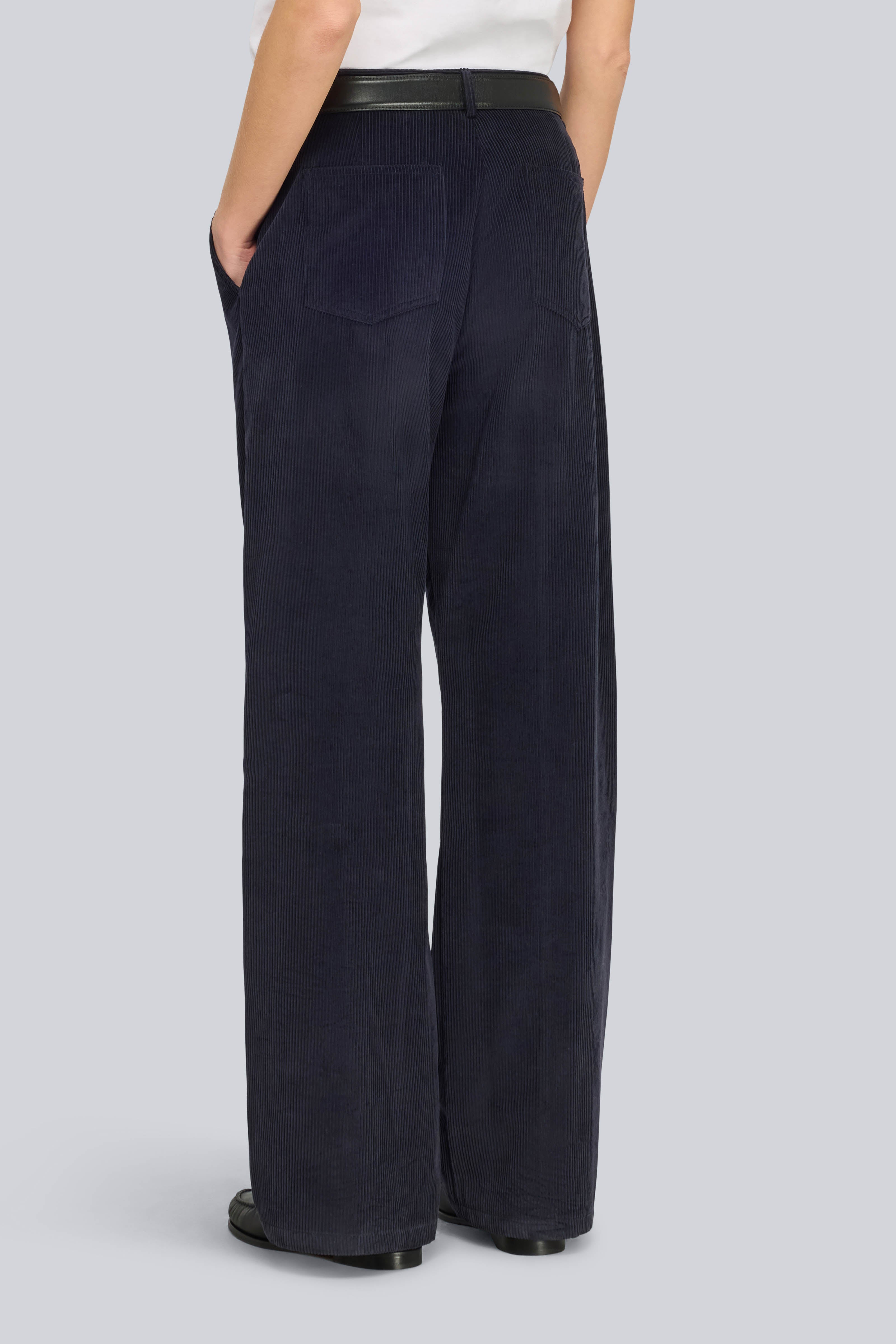 Semicouture Quennie pantalone velluto rosso lacca