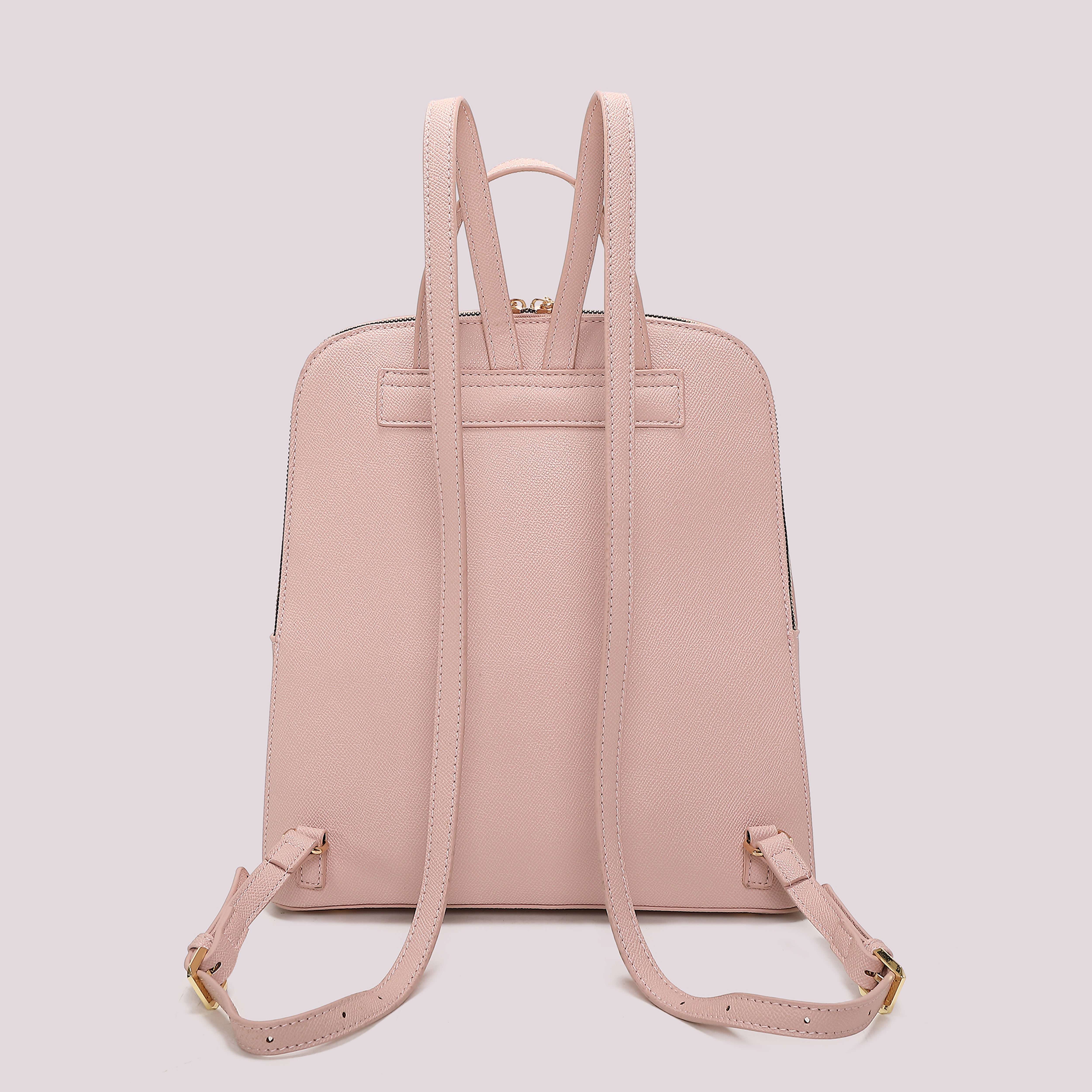 Mimi Mua zaino rigido doppia zip zaino bianco 29 cm