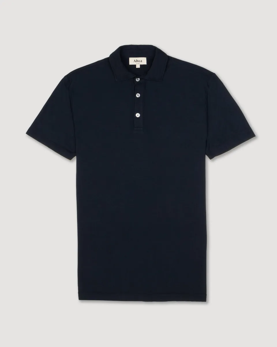Altea Greg polo jersey cotone blu navy