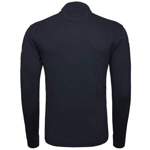 La Martina XMP306 Heavy Jersey Polo manica lunga logo