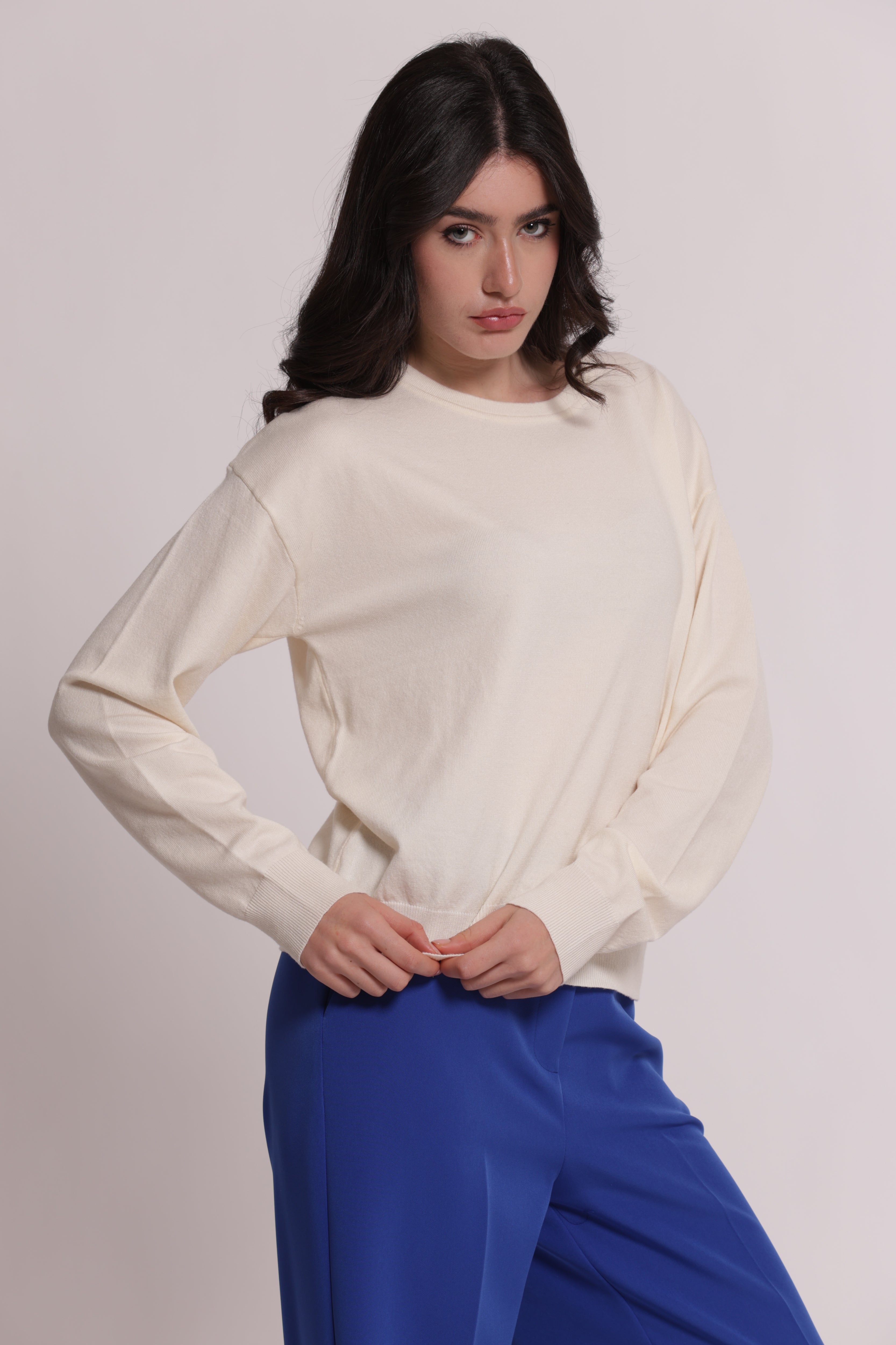 Mimi Mua Maglia Collo Removibile Nero