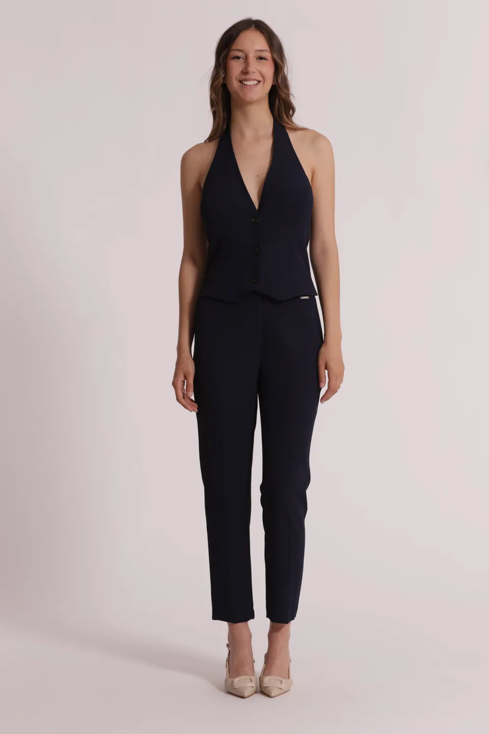 Mimi Mua Pantalone Elastico in Vita pantaloni elasticizzato