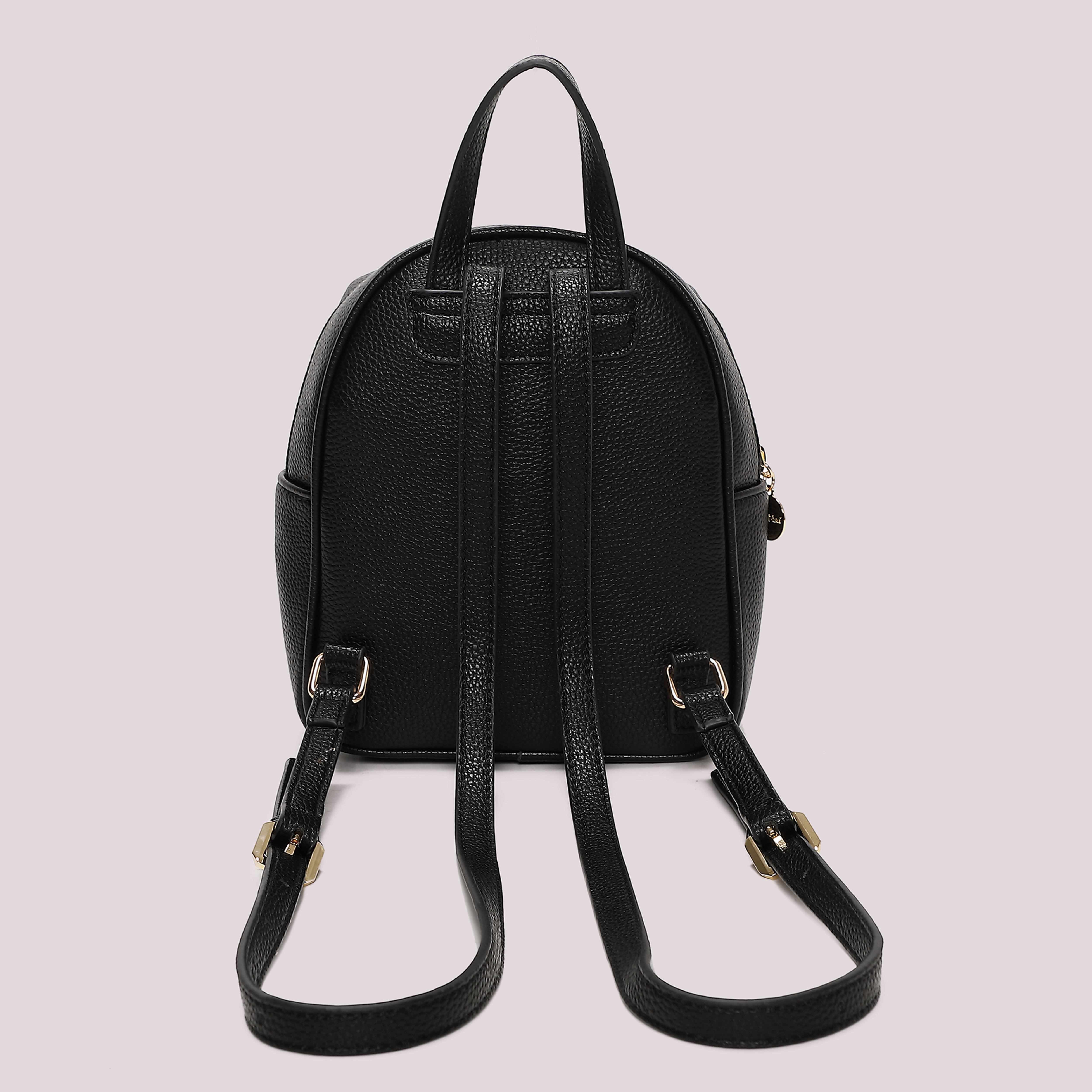 Mimi Mua zaino piccolo con charm fiore nero