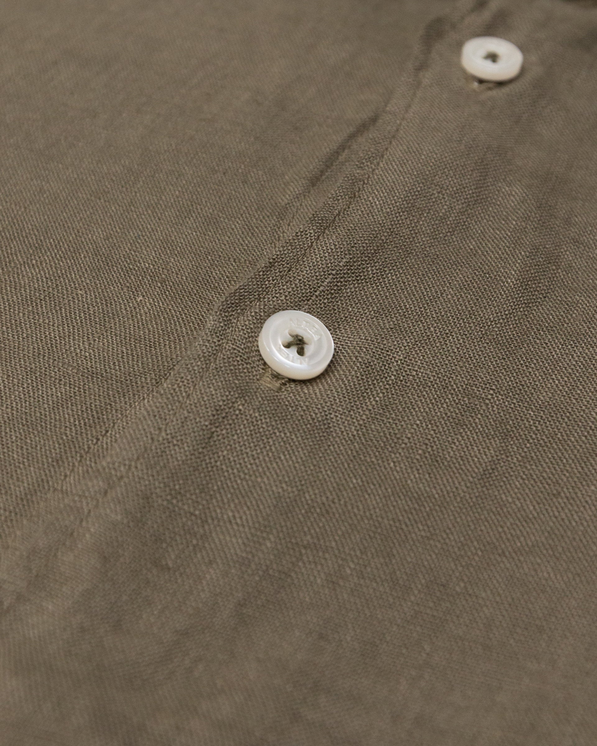 Altea Bond Camicia Lino Army Regular