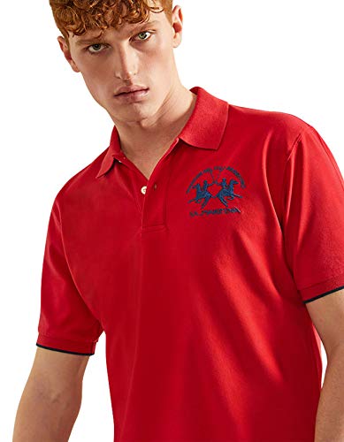 La Martina Miguel polo uomo rossa Formula One M