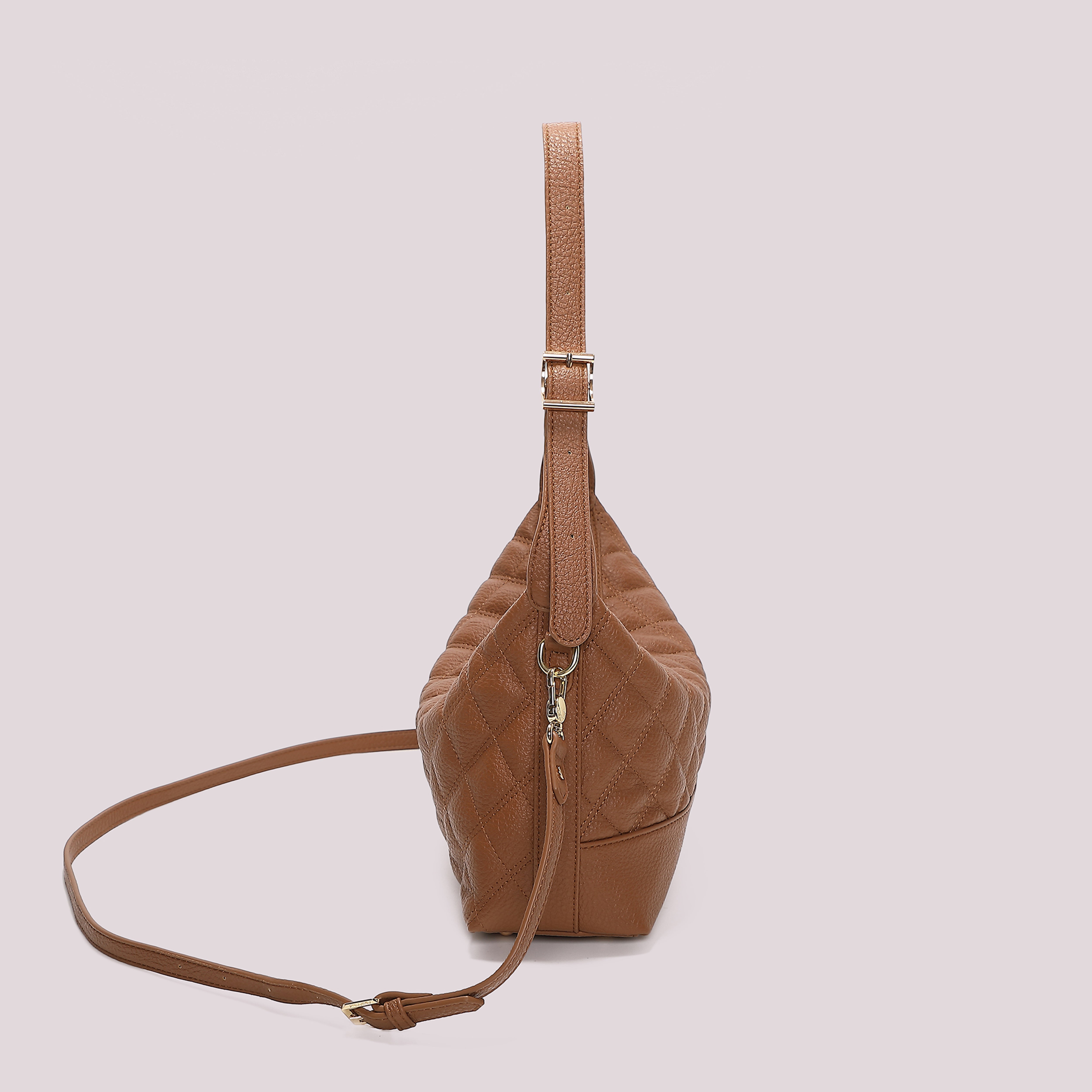 Mimi Mua Borsa a Spalla Trapuntata Base Liscia nero