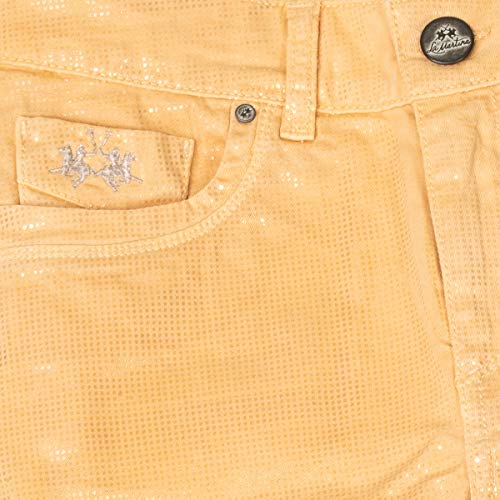 La Martina JWT010 pantaloni donna skinny lucidi