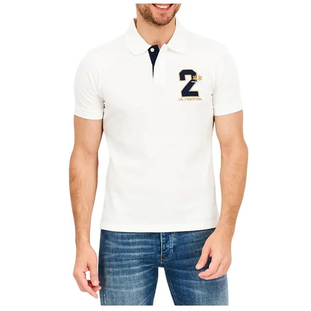 La Martina XMP610 PK031 polo uomo 100% cotone