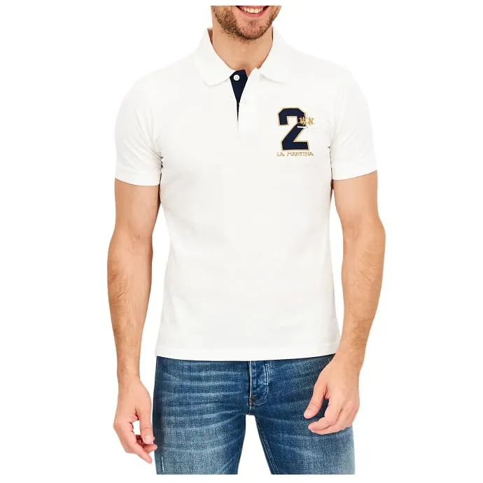 La Martina XMP610 PK031 polo uomo 100% cotone