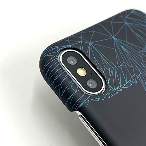 Marcelo Burlon County of Milan Neon cover iPhone X/XS rigida nera