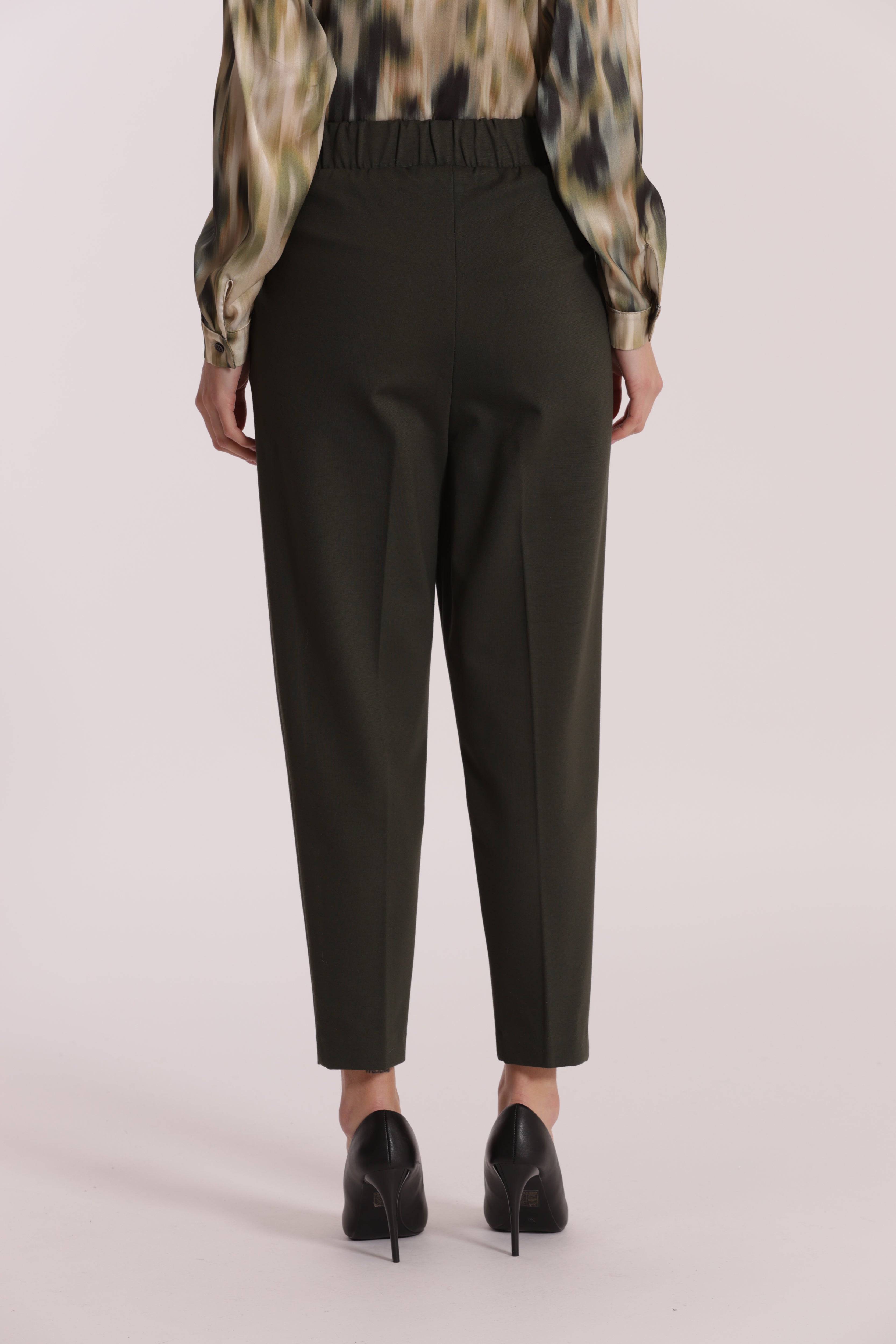 Mimi Mua Pantalone Palloncino pantaloni punto Milano nero