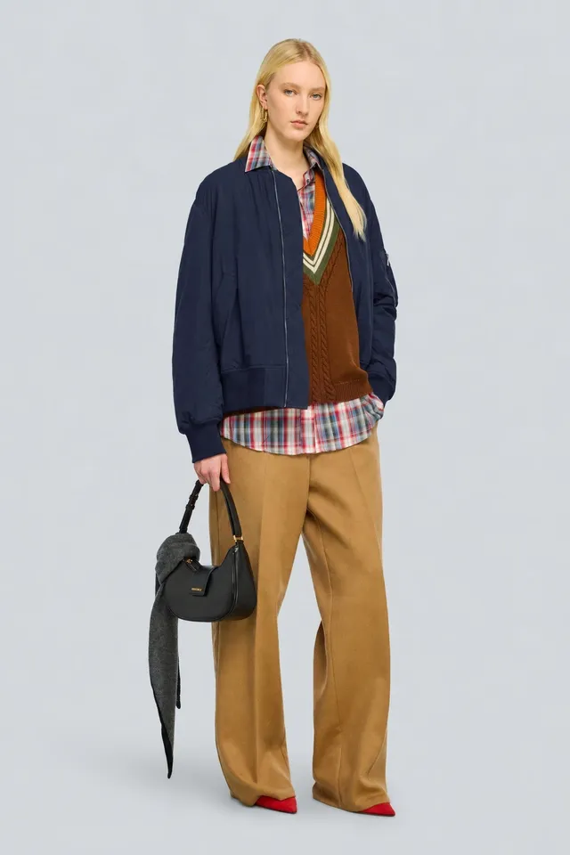 Semicouture Ada Y6WW03 bomber imbottito over zip