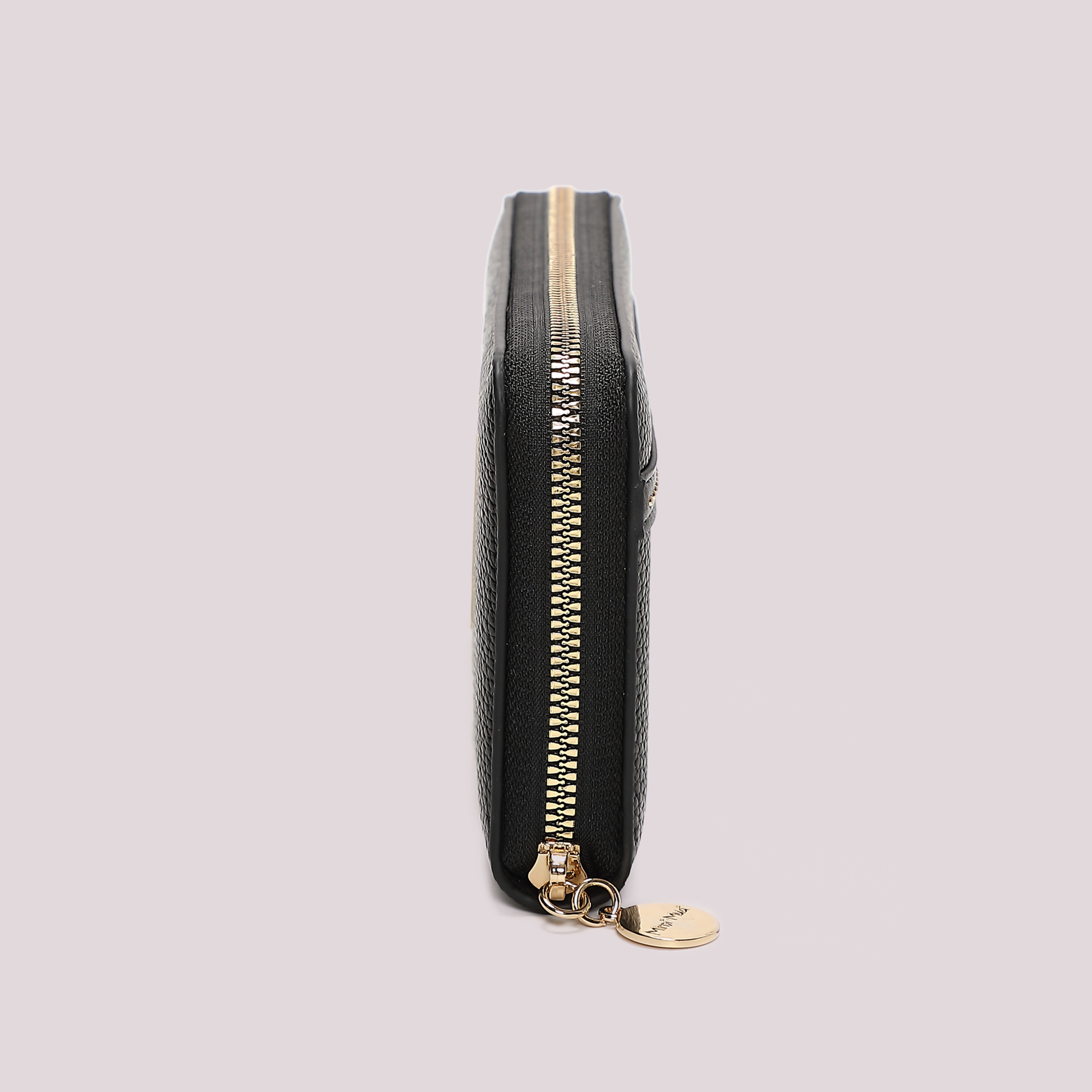 Mimi Mua Portafoglio Grande con Cinturino Zip Bianco