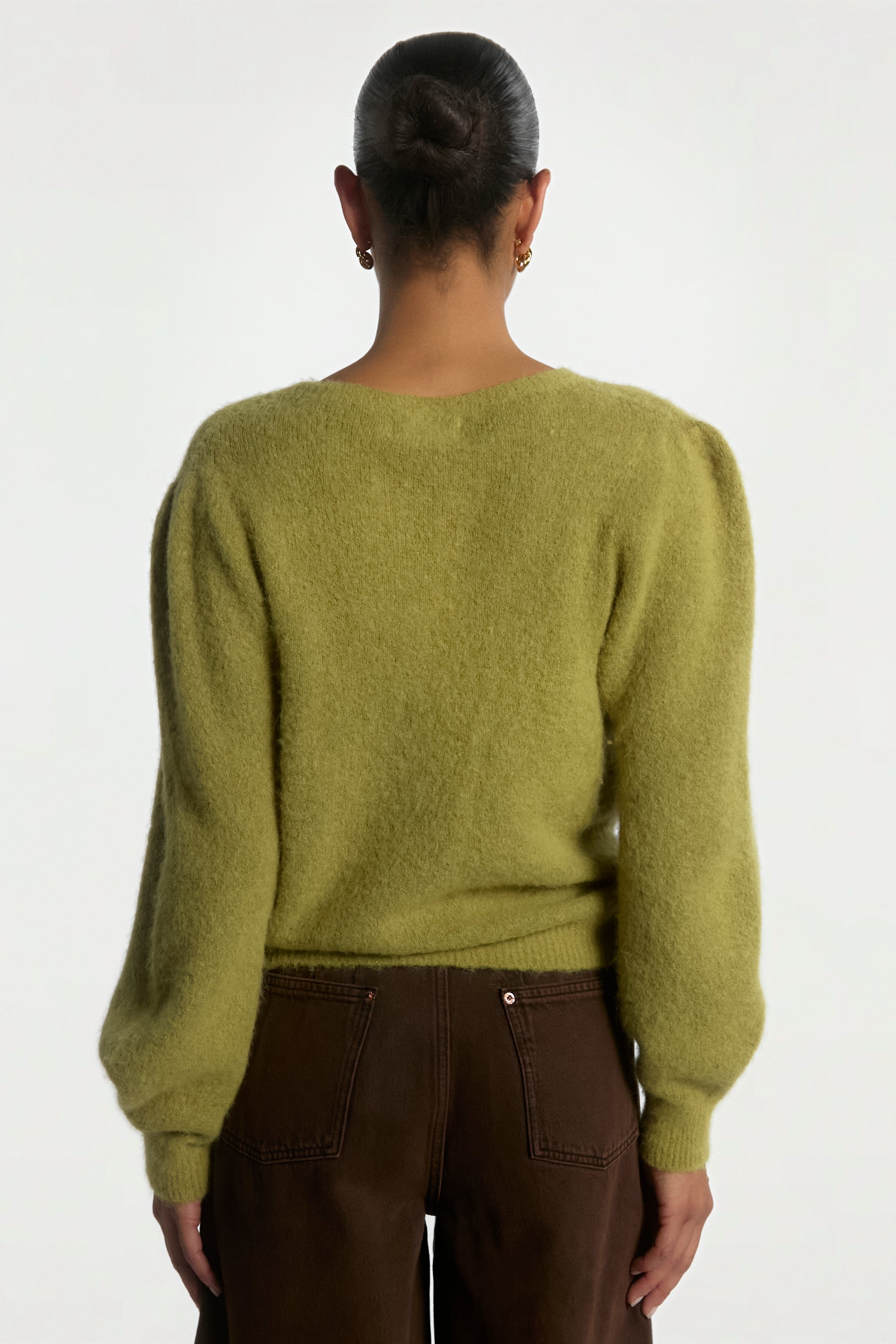 Aaiko Denize maglione curry maglia fine