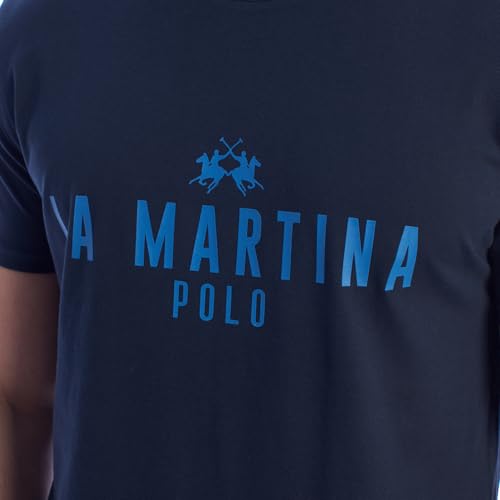 La Martina YMR322-JS206 t-shirt uomo XXL girocollo